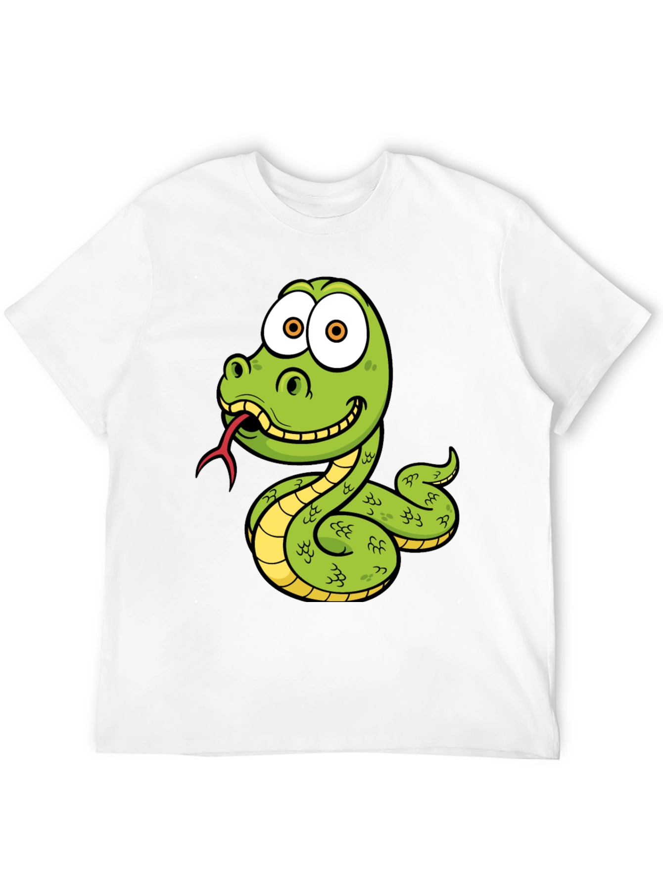 Snake Graphic Tee - Cool Cartoon Design