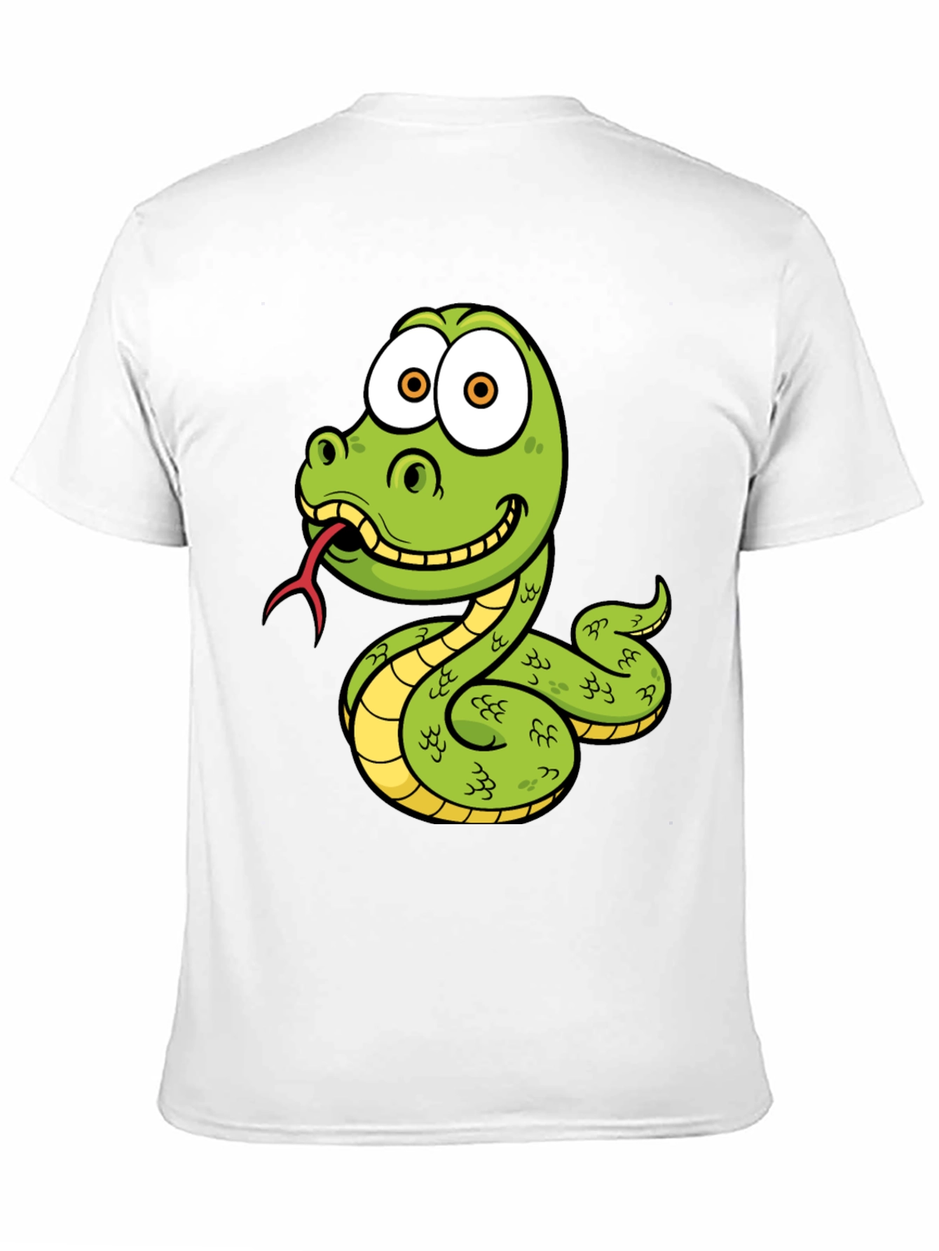 Snake Graphic Tee - Cool Cartoon Design