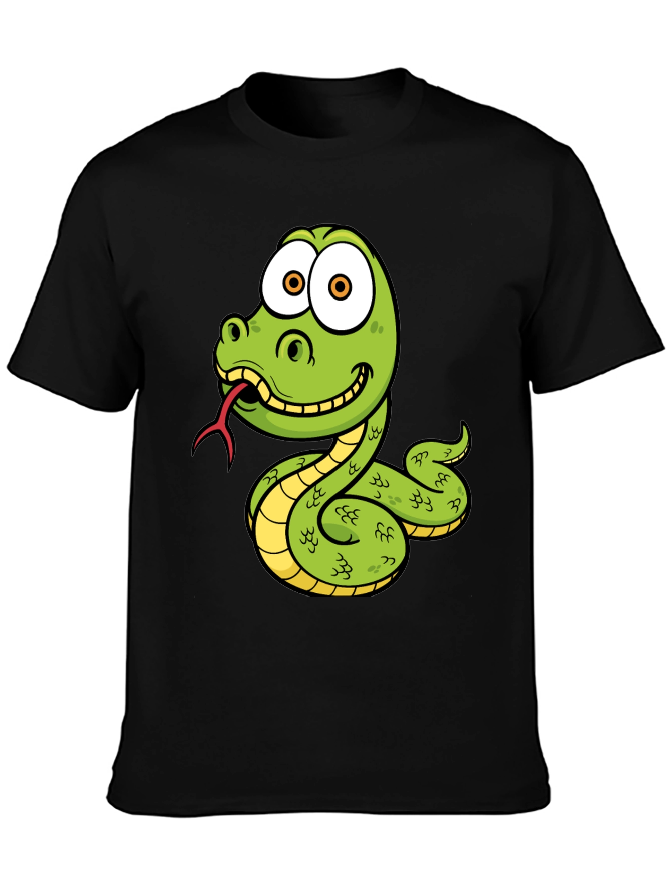 Snake Graphic Tee - Cool Cartoon Design