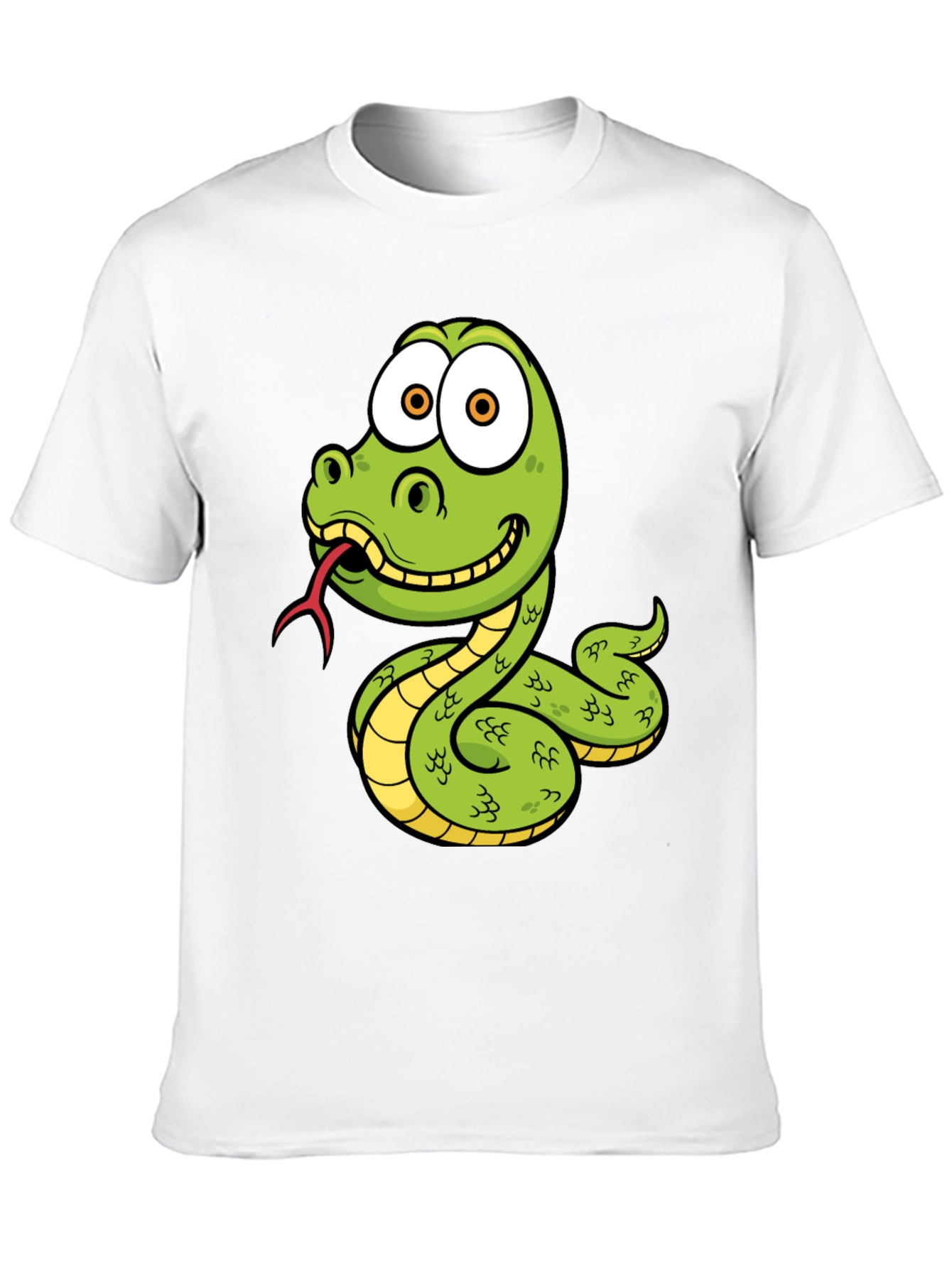 Snake Graphic Tee - Cool Cartoon Design
