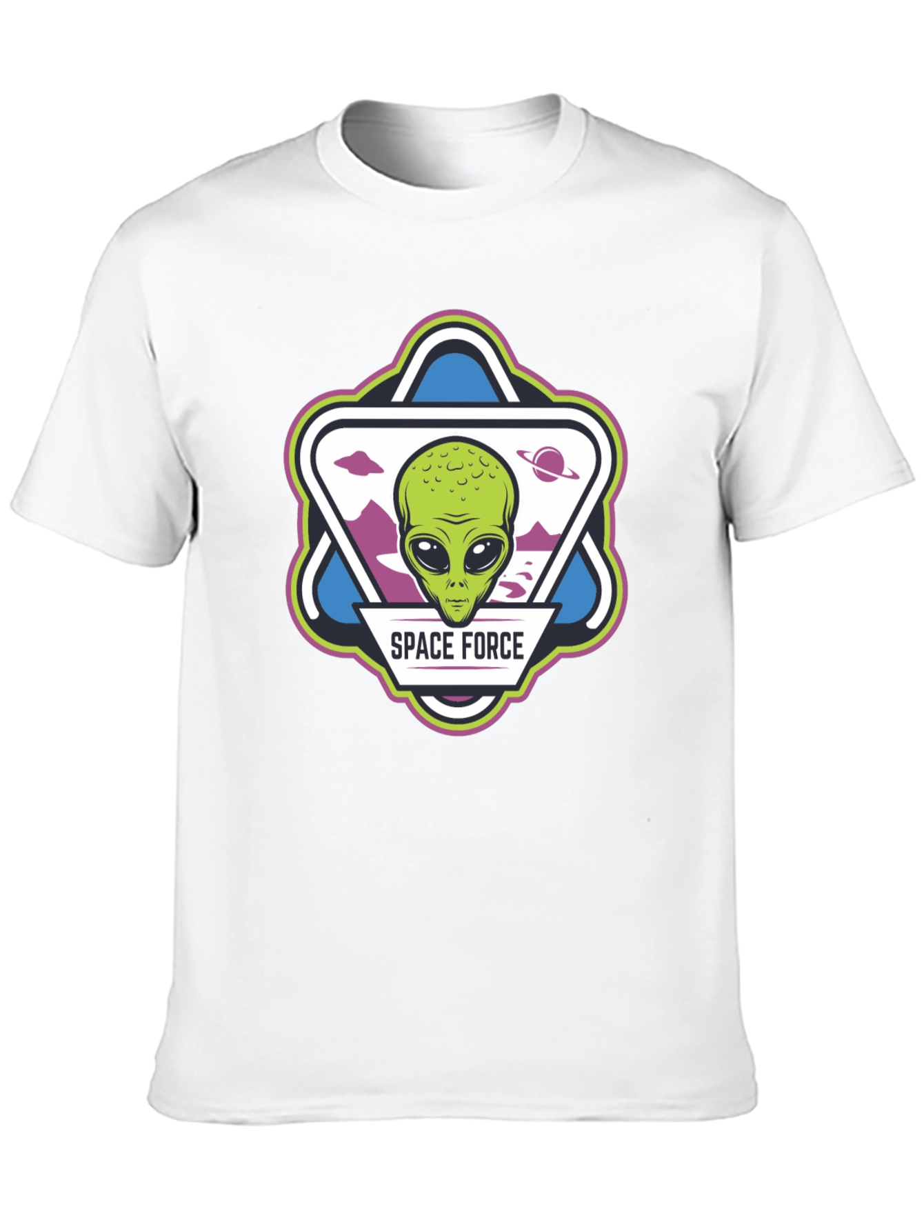 Space Force Alien Graphic T-Shirt