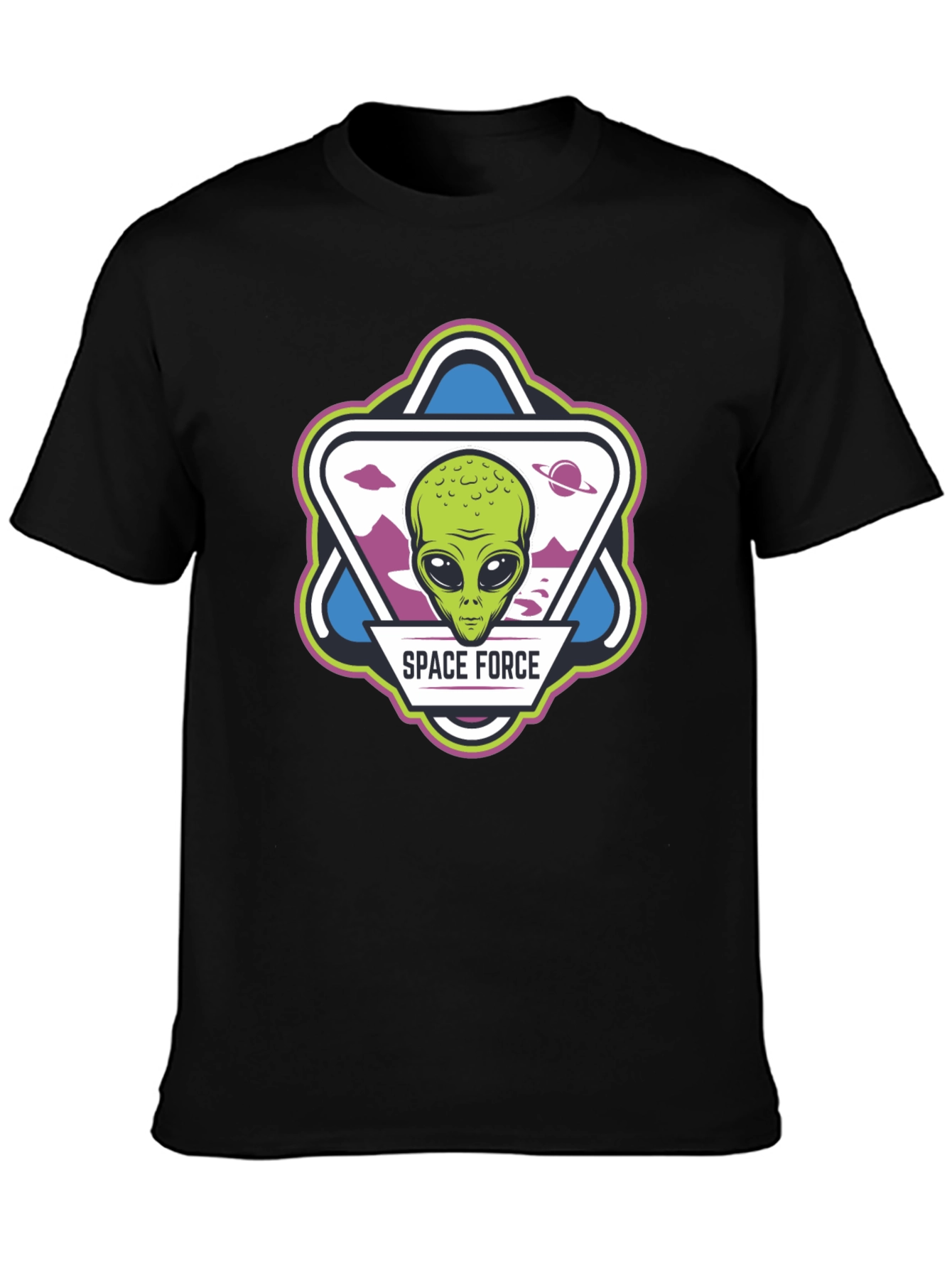 Space Force Alien Graphic T-Shirt