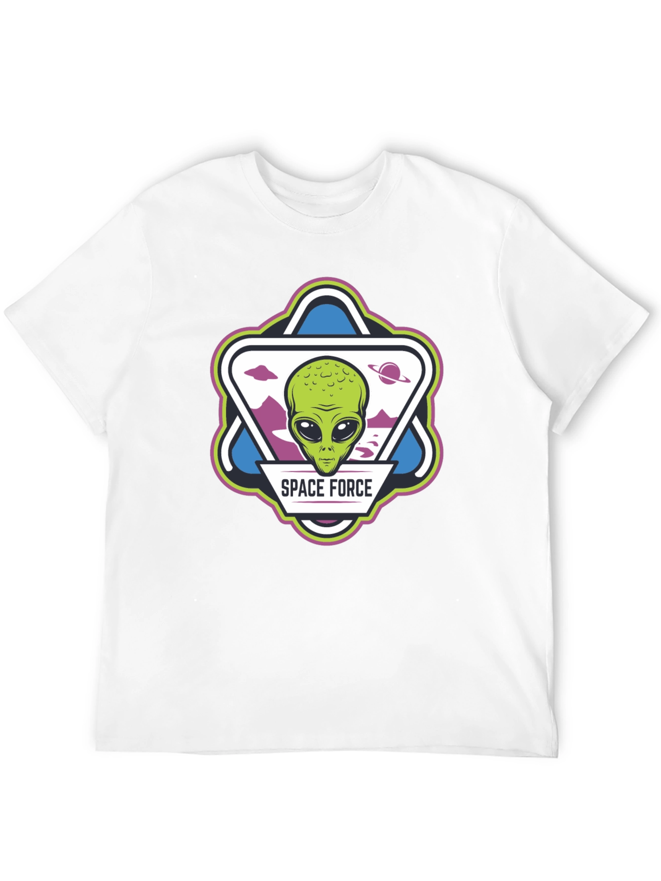 Space Force Alien Graphic T-Shirt
