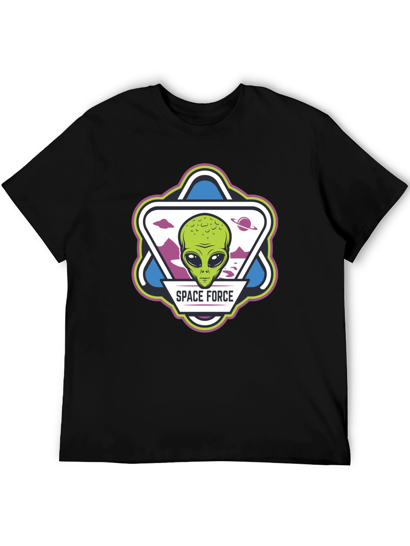 Space Force Alien Graphic T-Shirt