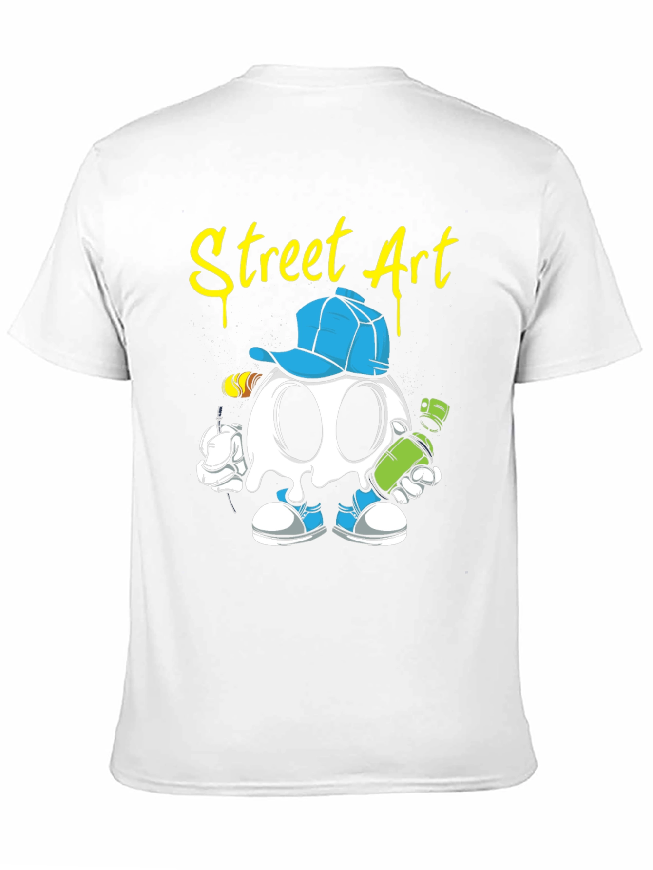 Street Art Graphic T-Shirt - Cool Cartoon Design