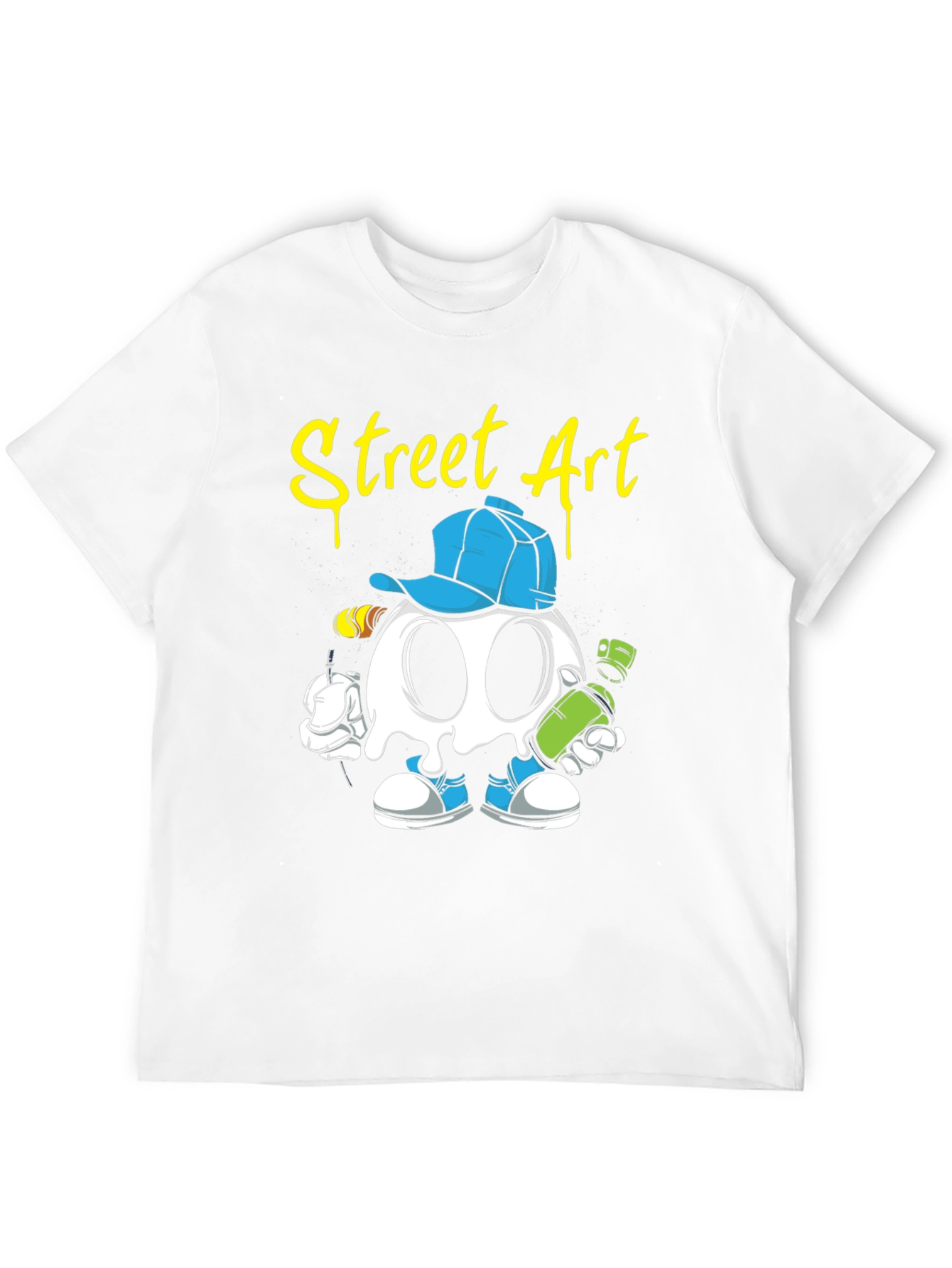 Street Art Graphic T-Shirt - Cool Cartoon Design
