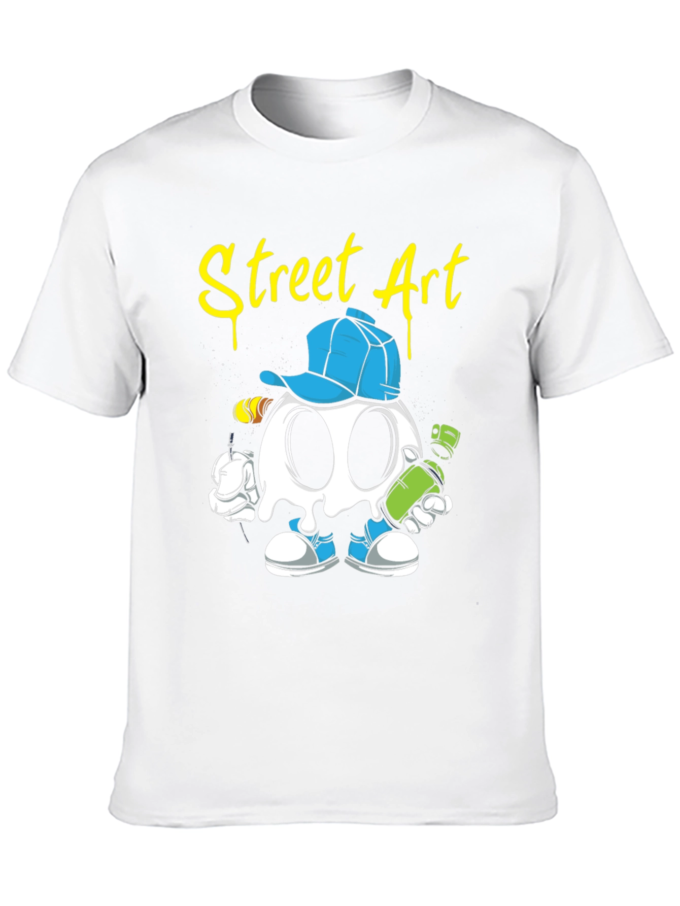 Street Art Graphic T-Shirt - Cool Cartoon Design
