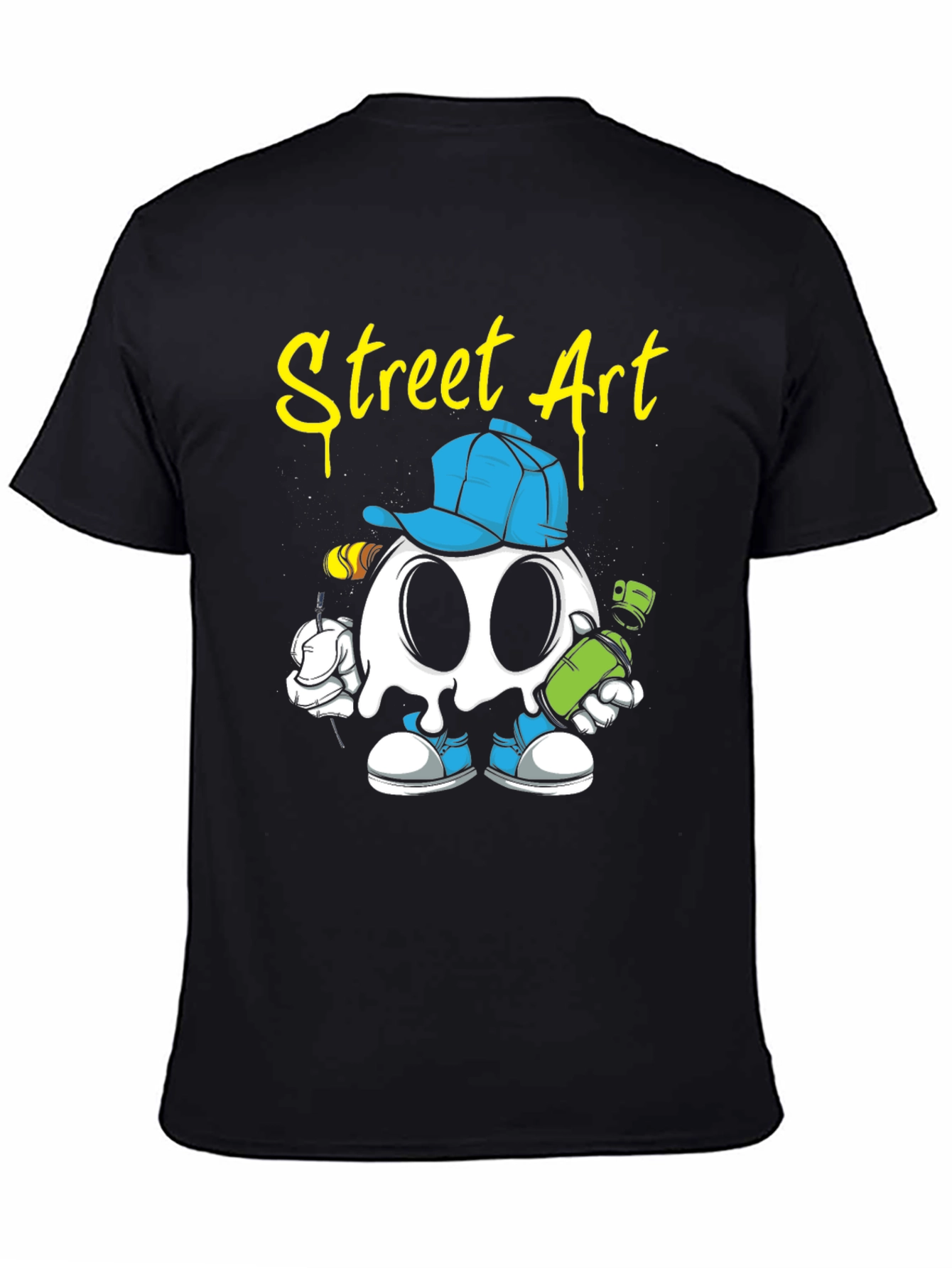 Street Art Graphic T-Shirt - Cool Cartoon Design