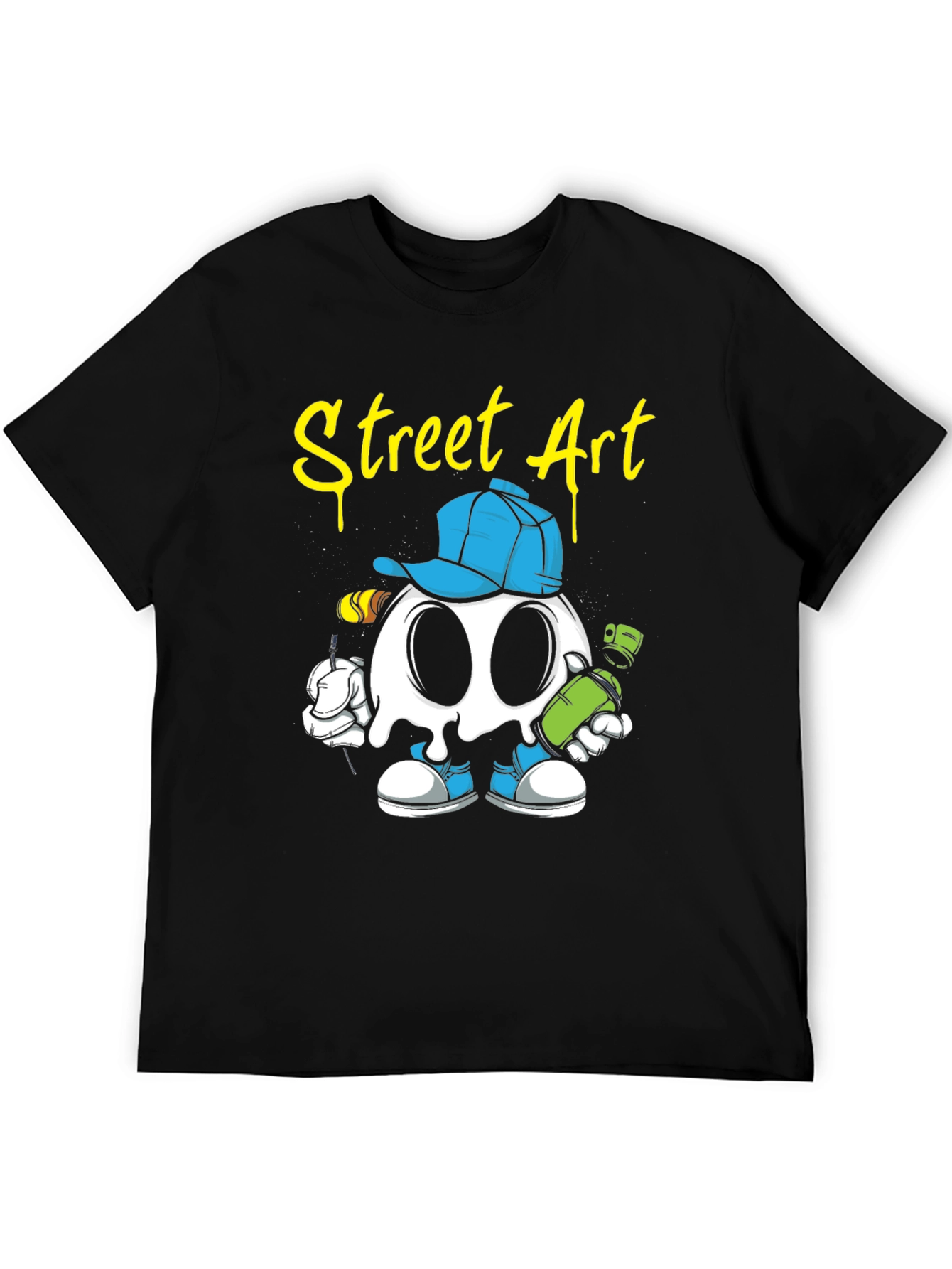 Street Art Graphic T-Shirt - Cool Cartoon Design