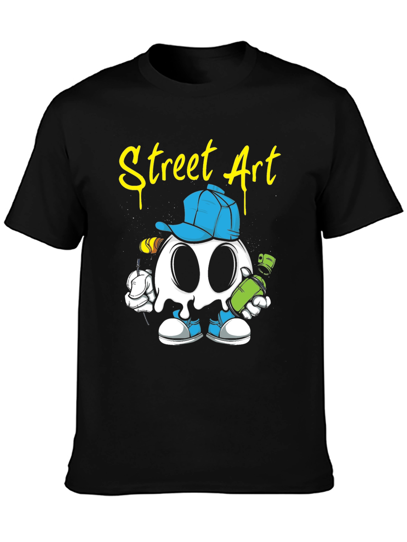 Street Art Graphic T-Shirt - Cool Cartoon Design