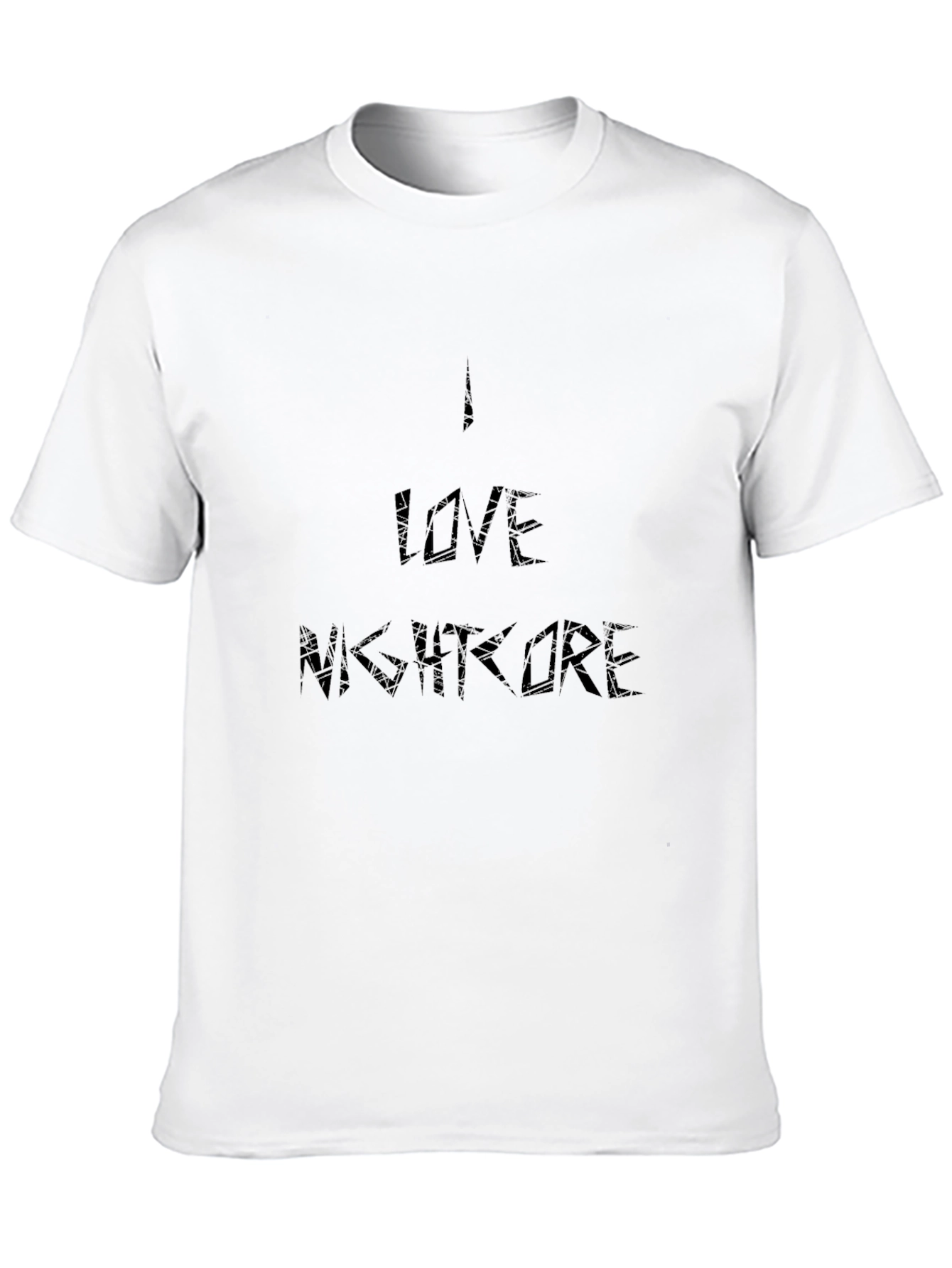 I Love Nightcore Black T-Shirt