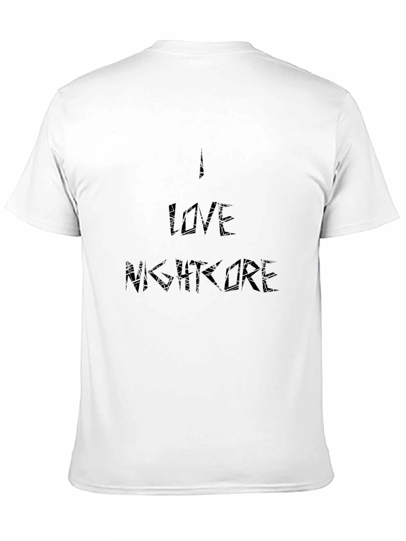 I Love Nightcore Black T-Shirt