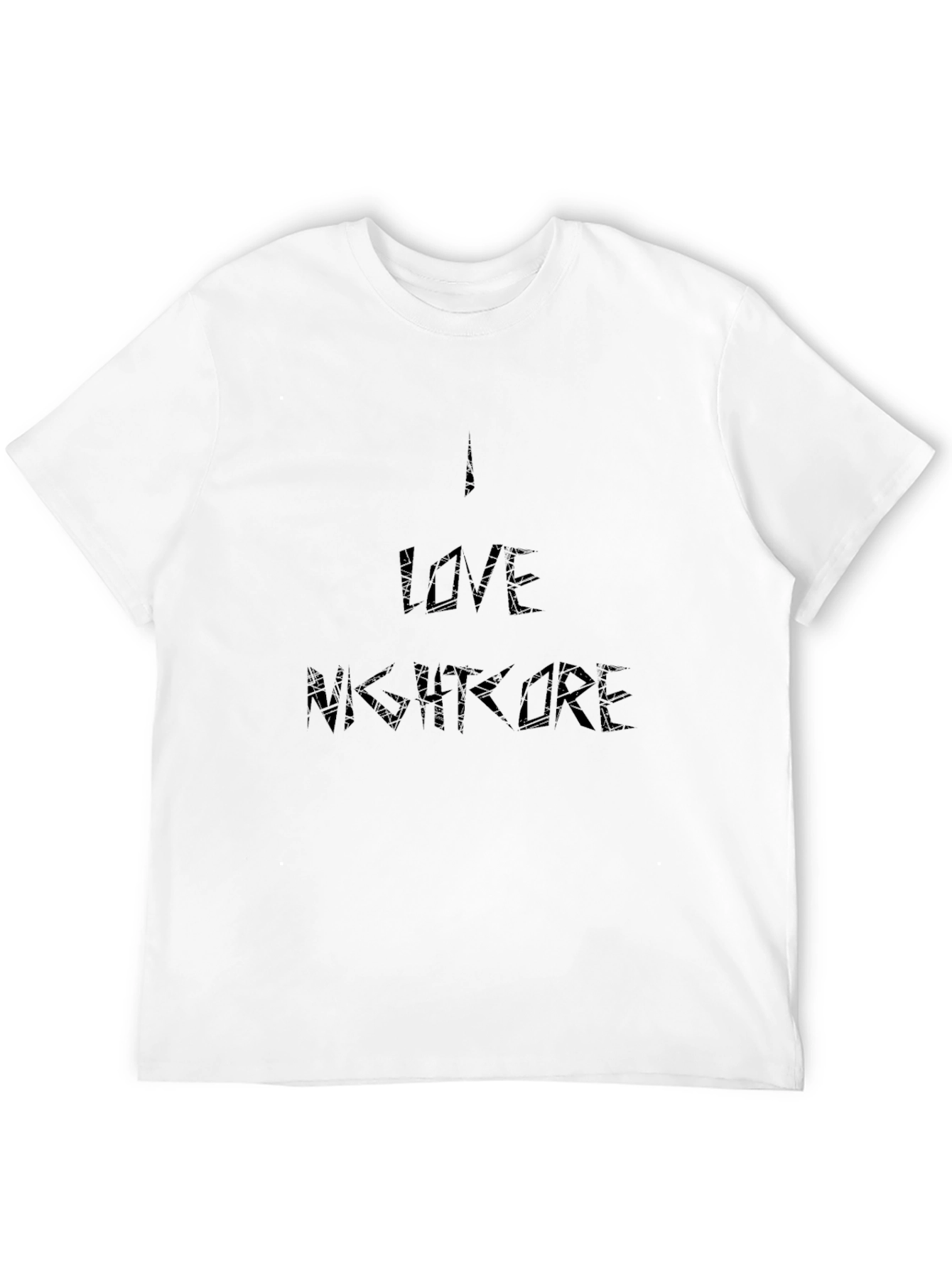 I Love Nightcore Black T-Shirt