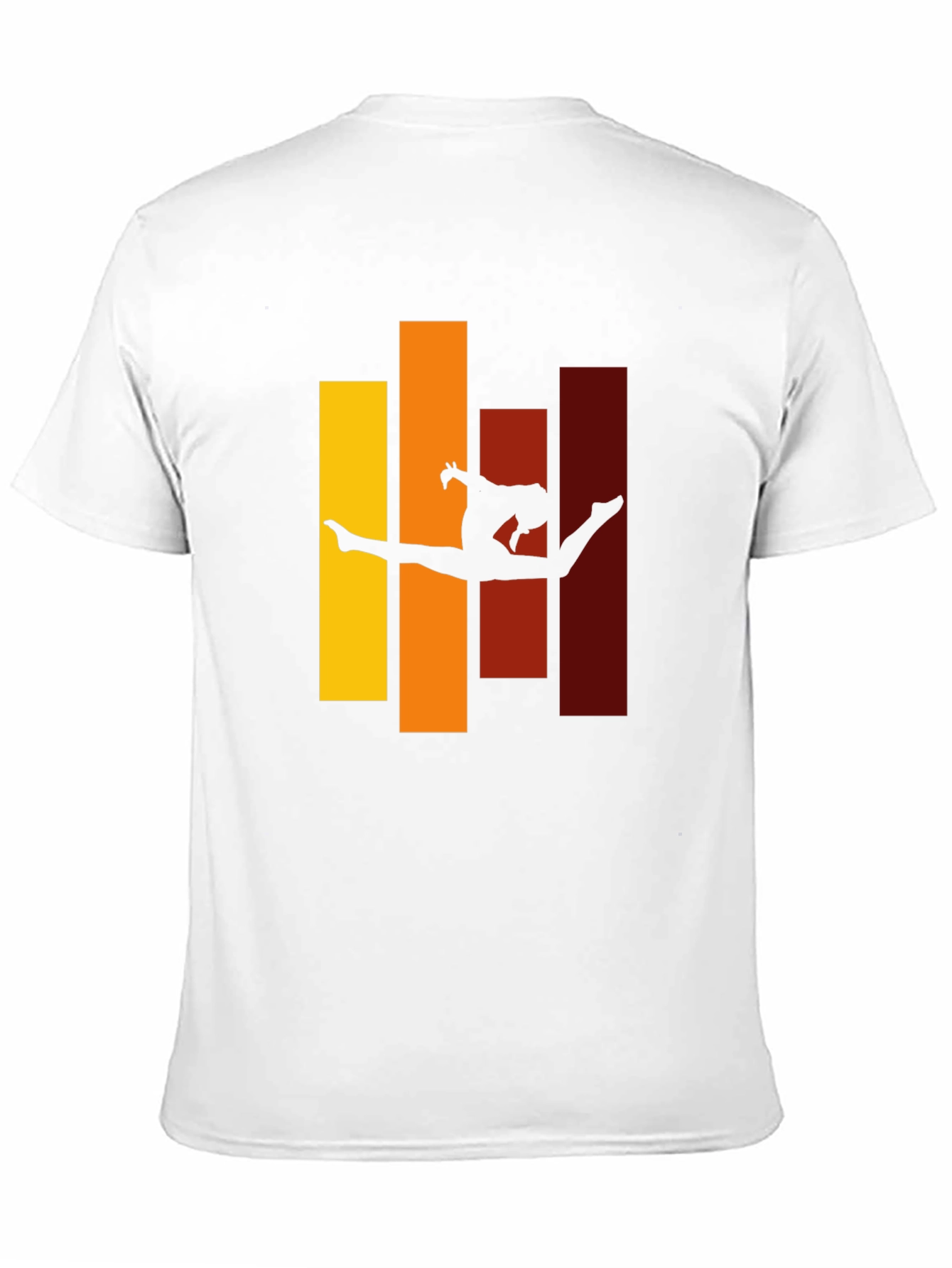 Retro Dancer T-Shirt - Gymnastics Silhouette Tee