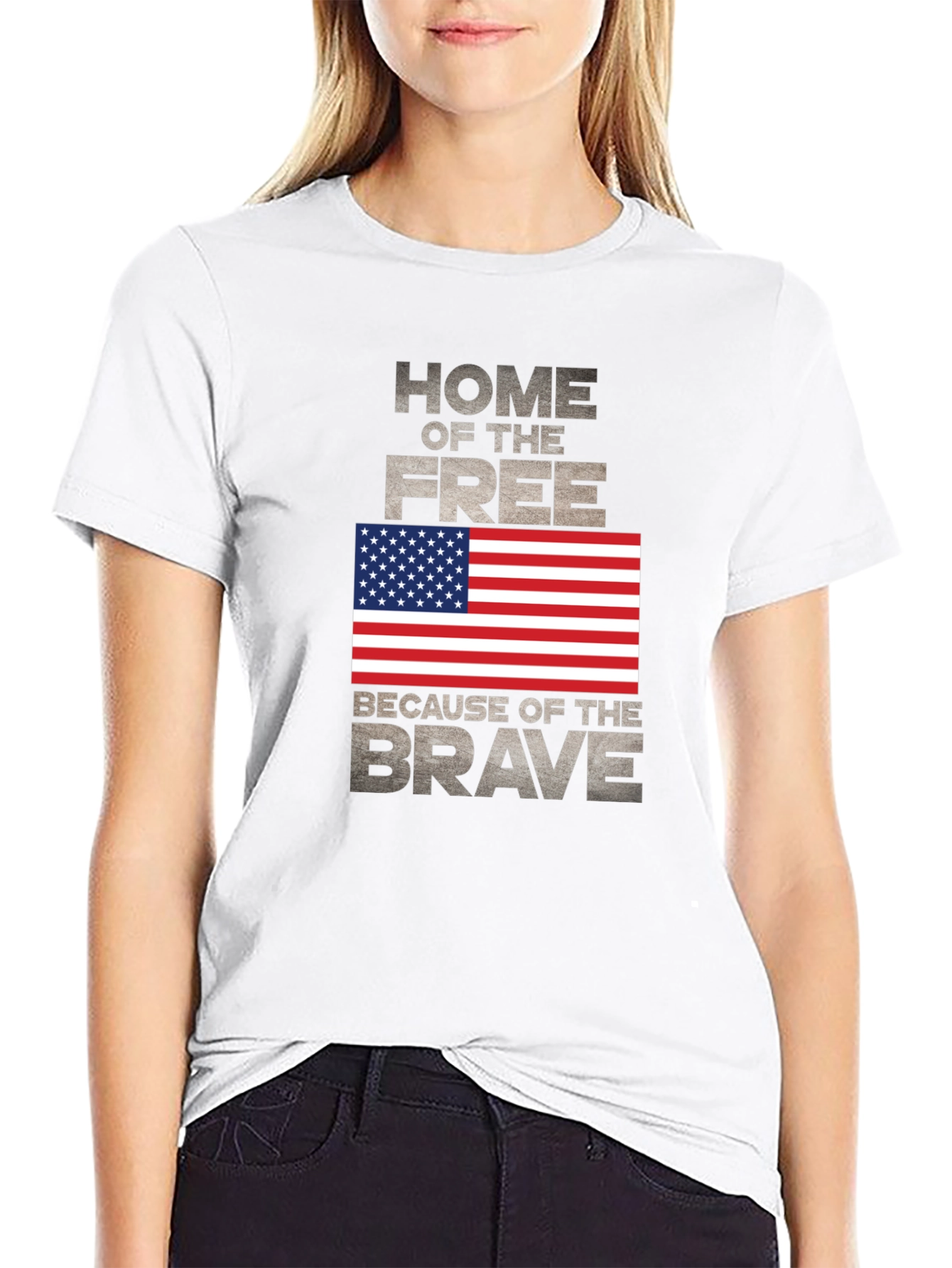 Home of the Free Patriotic T-Shirt