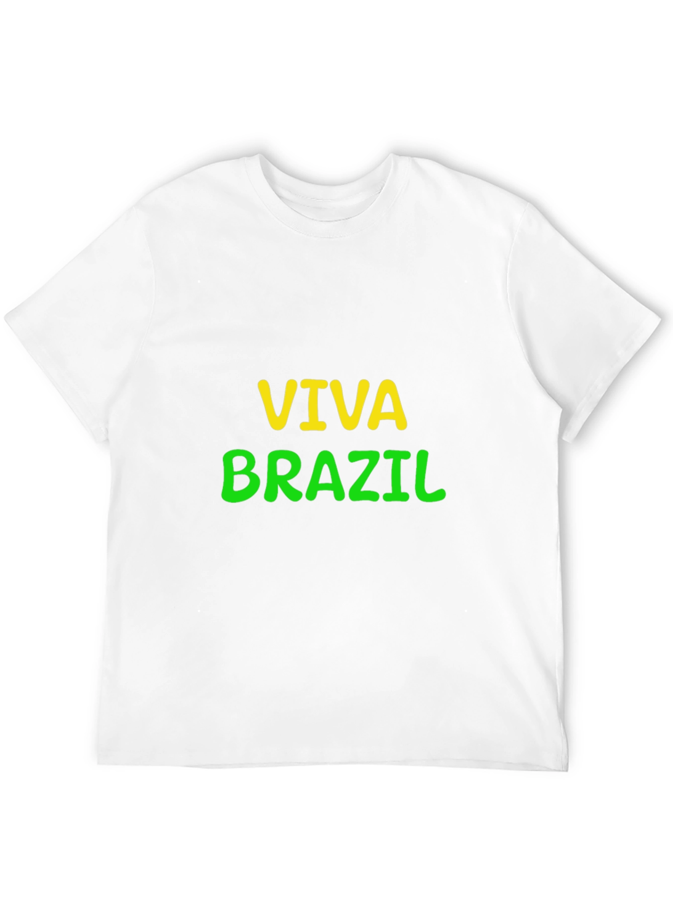 Viva Brazil Graphic Tee - Black Cotton T-Shirt