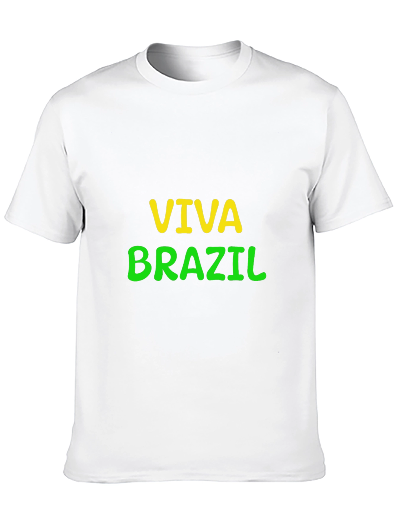 Viva Brazil Graphic Tee - Black Cotton T-Shirt