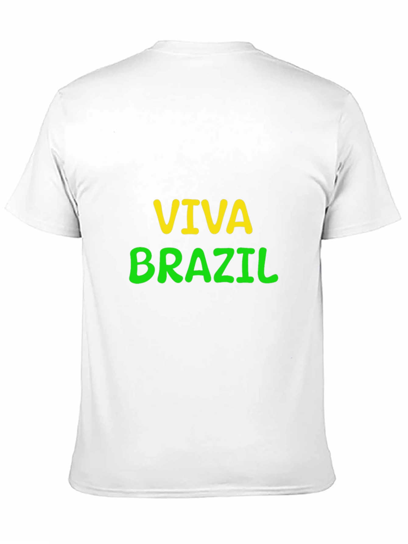 Viva Brazil Graphic Tee - Black Cotton T-Shirt