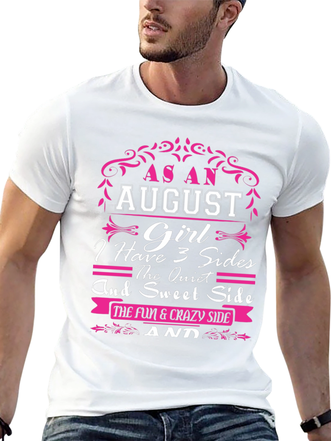 August Girl T-Shirt - 3 Sides