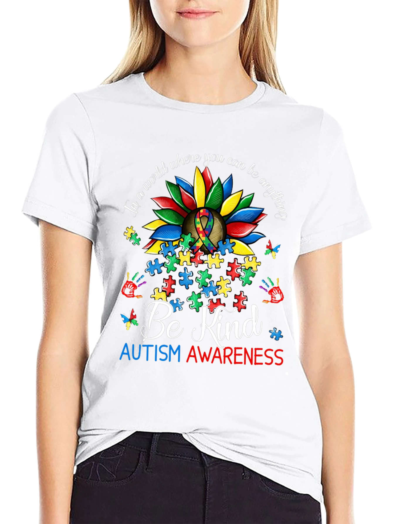 Autism Awareness Sunflower T-Shirt