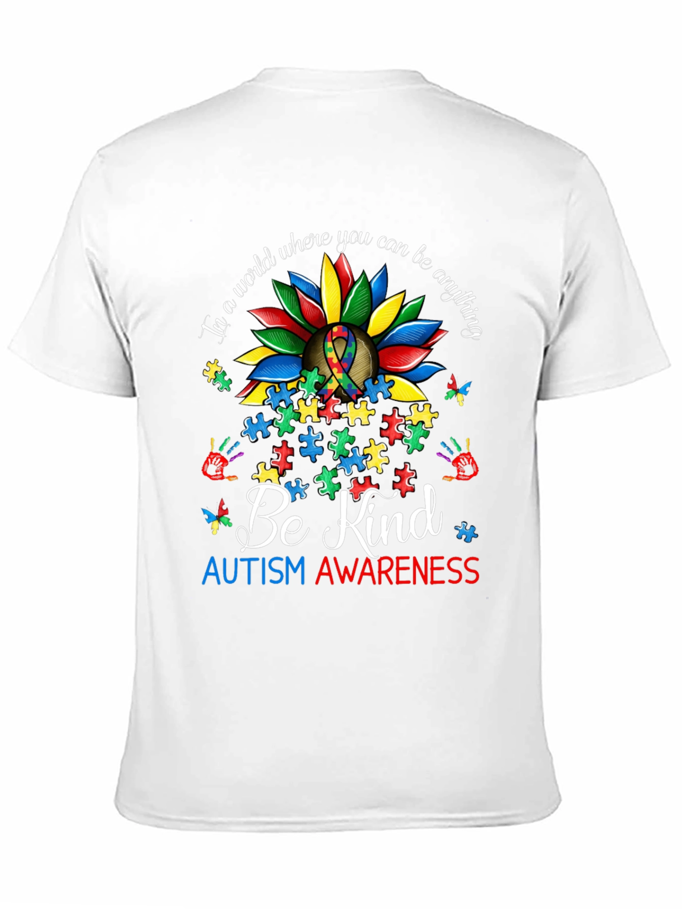 Autism Awareness Sunflower T-Shirt