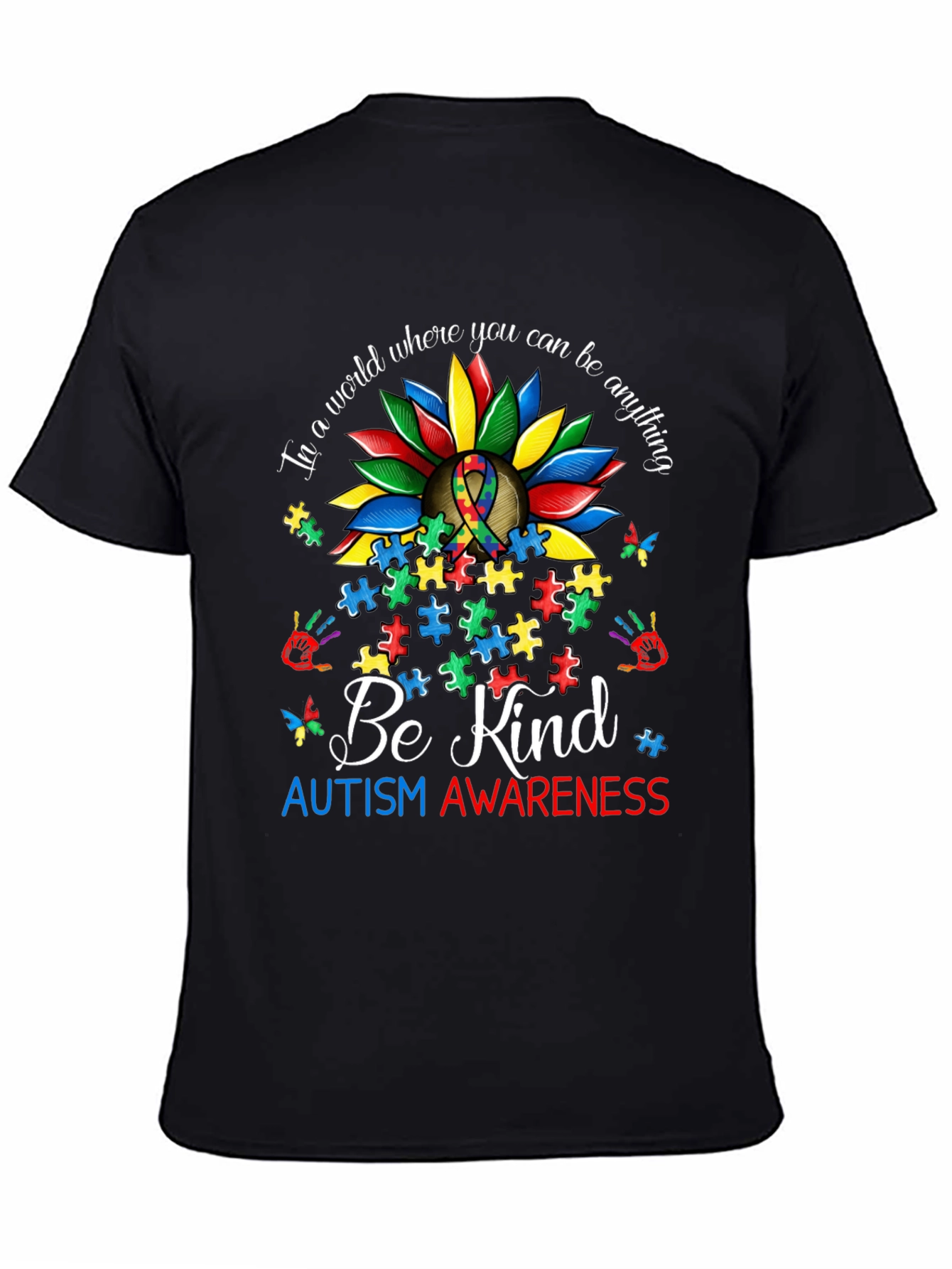 Autism Awareness Sunflower T-Shirt