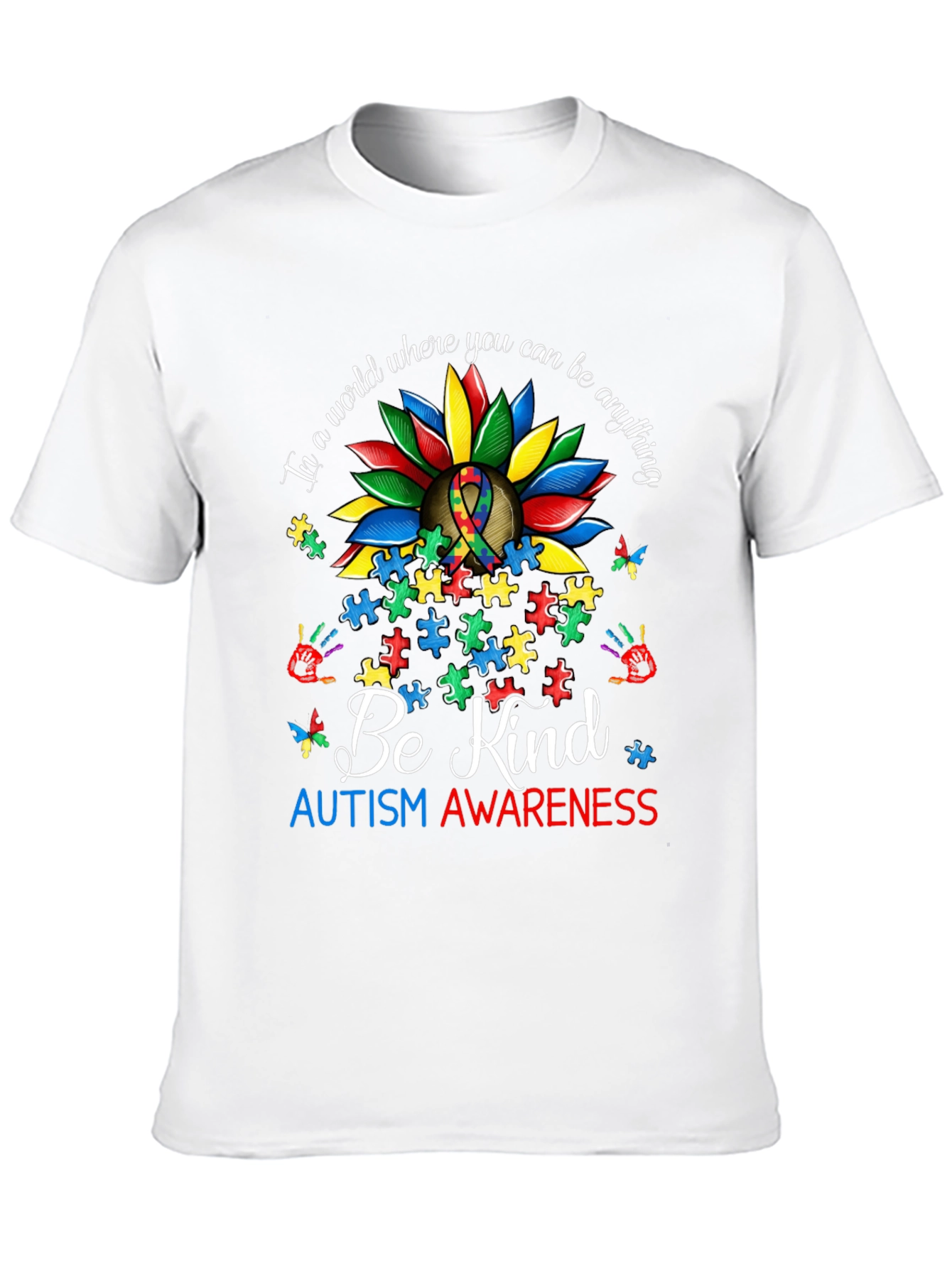 Autism Awareness Sunflower T-Shirt
