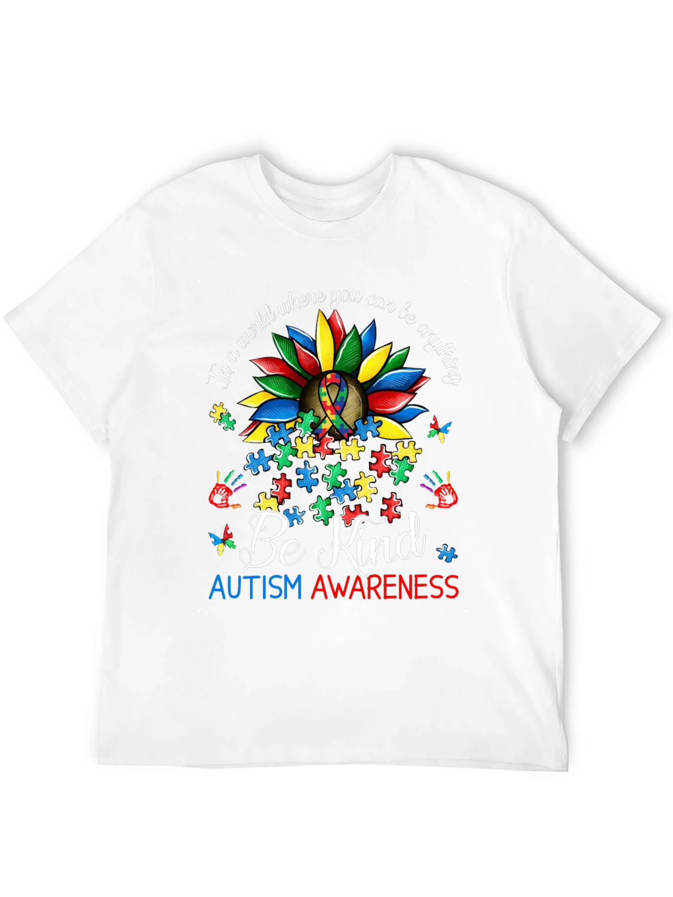Autism Awareness Sunflower T-Shirt