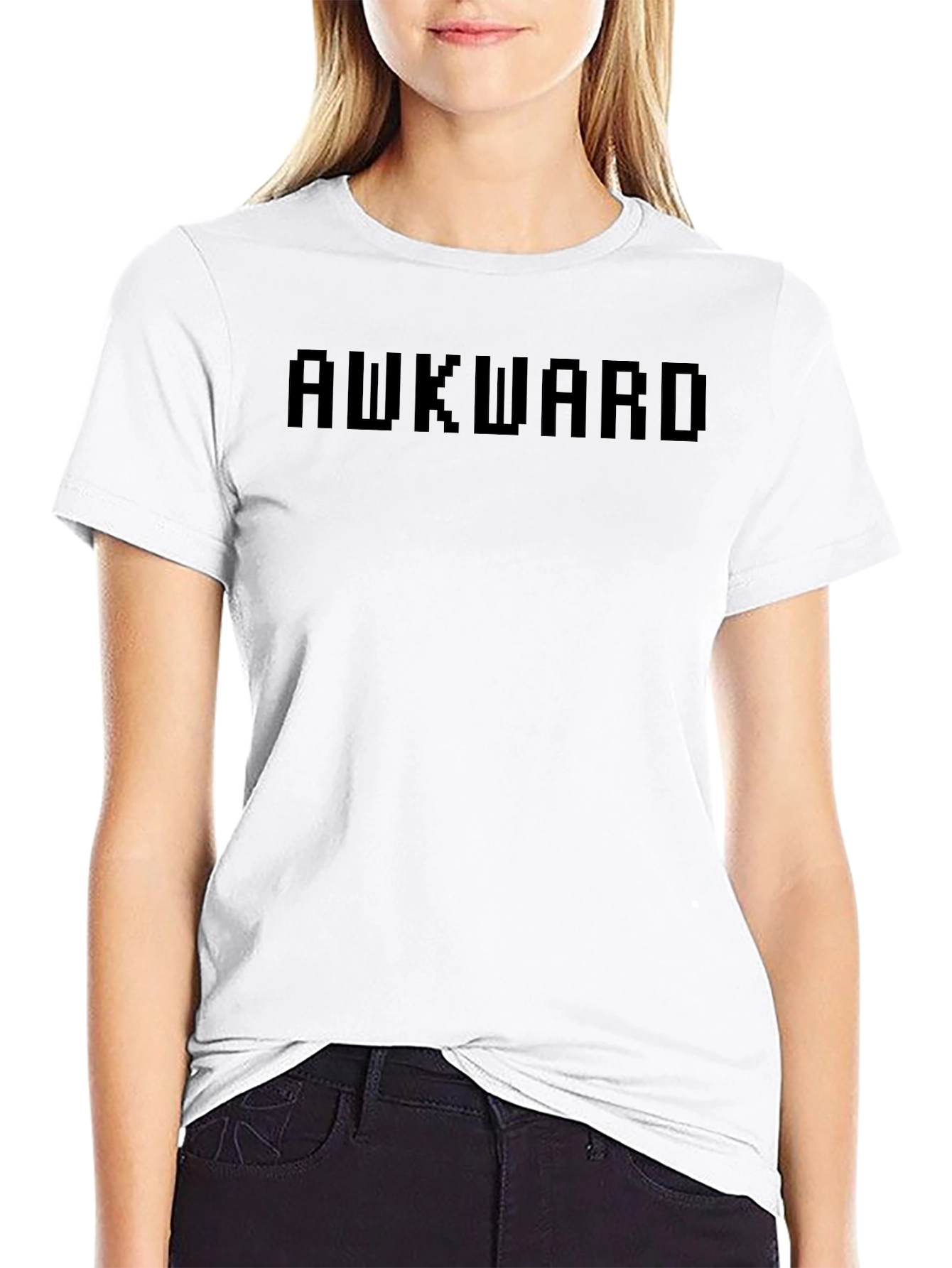 Awkward Pixel Tee - Retro Style Comfort