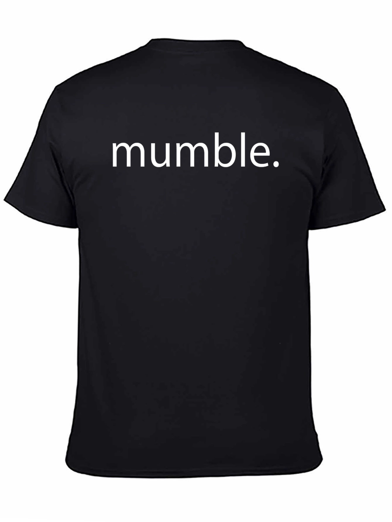 Mumble Graphic Tee - Black Unisex T-Shirt