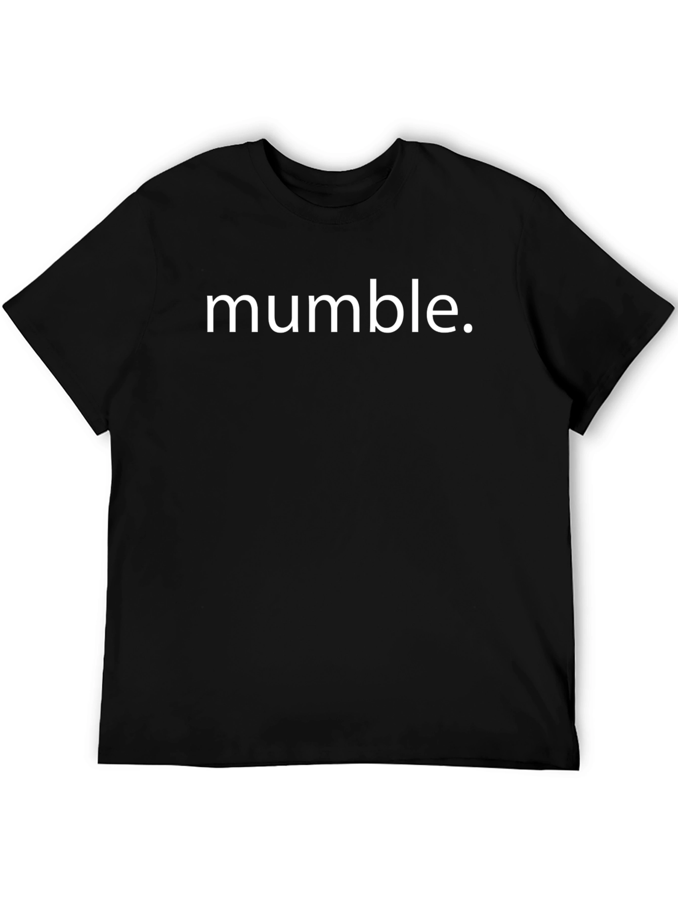 Mumble Graphic Tee - Black Unisex T-Shirt