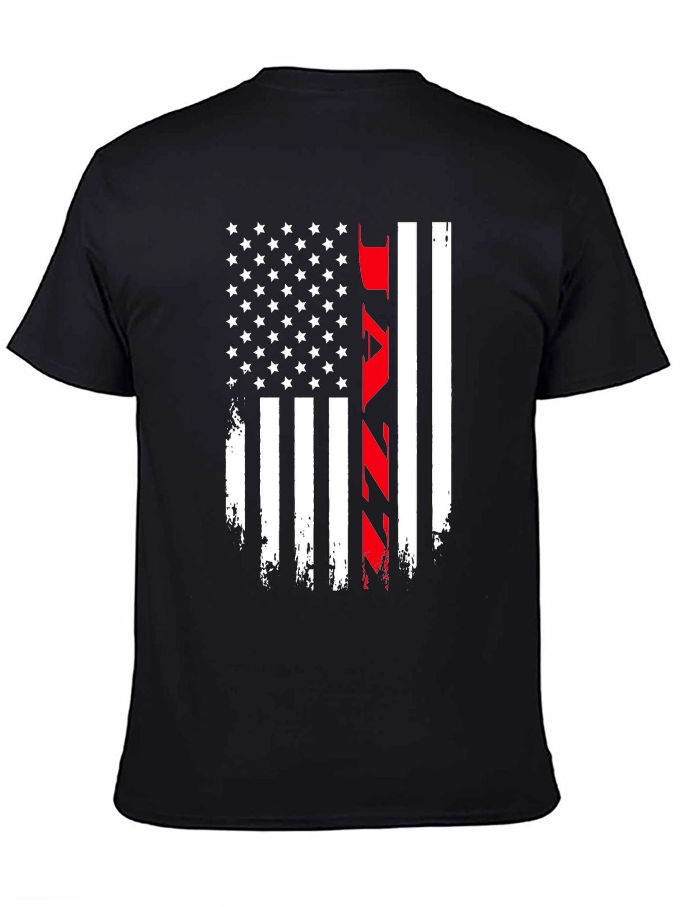 Distressed American Flag JAZZ Graphic Tee