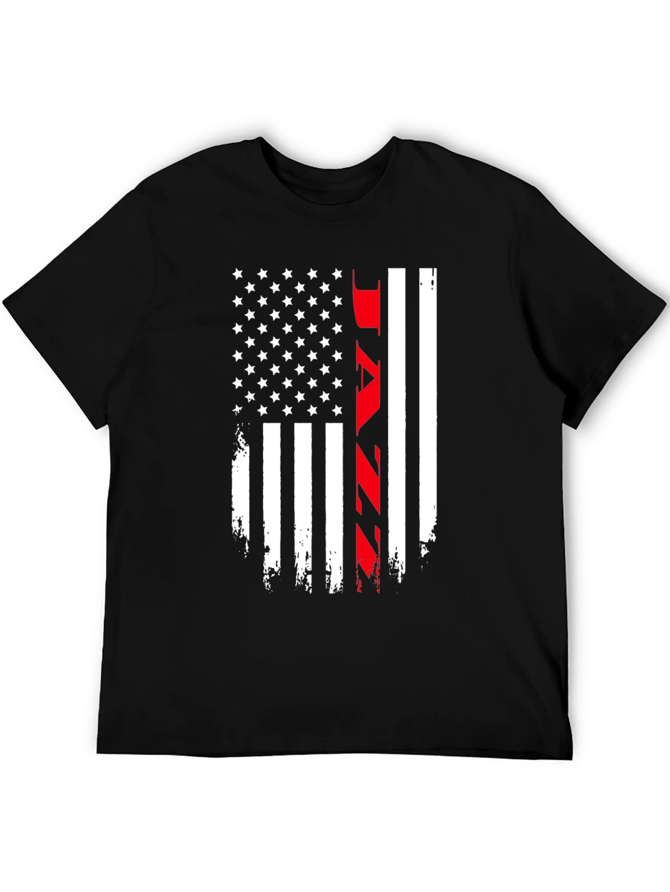 Distressed American Flag JAZZ Graphic Tee