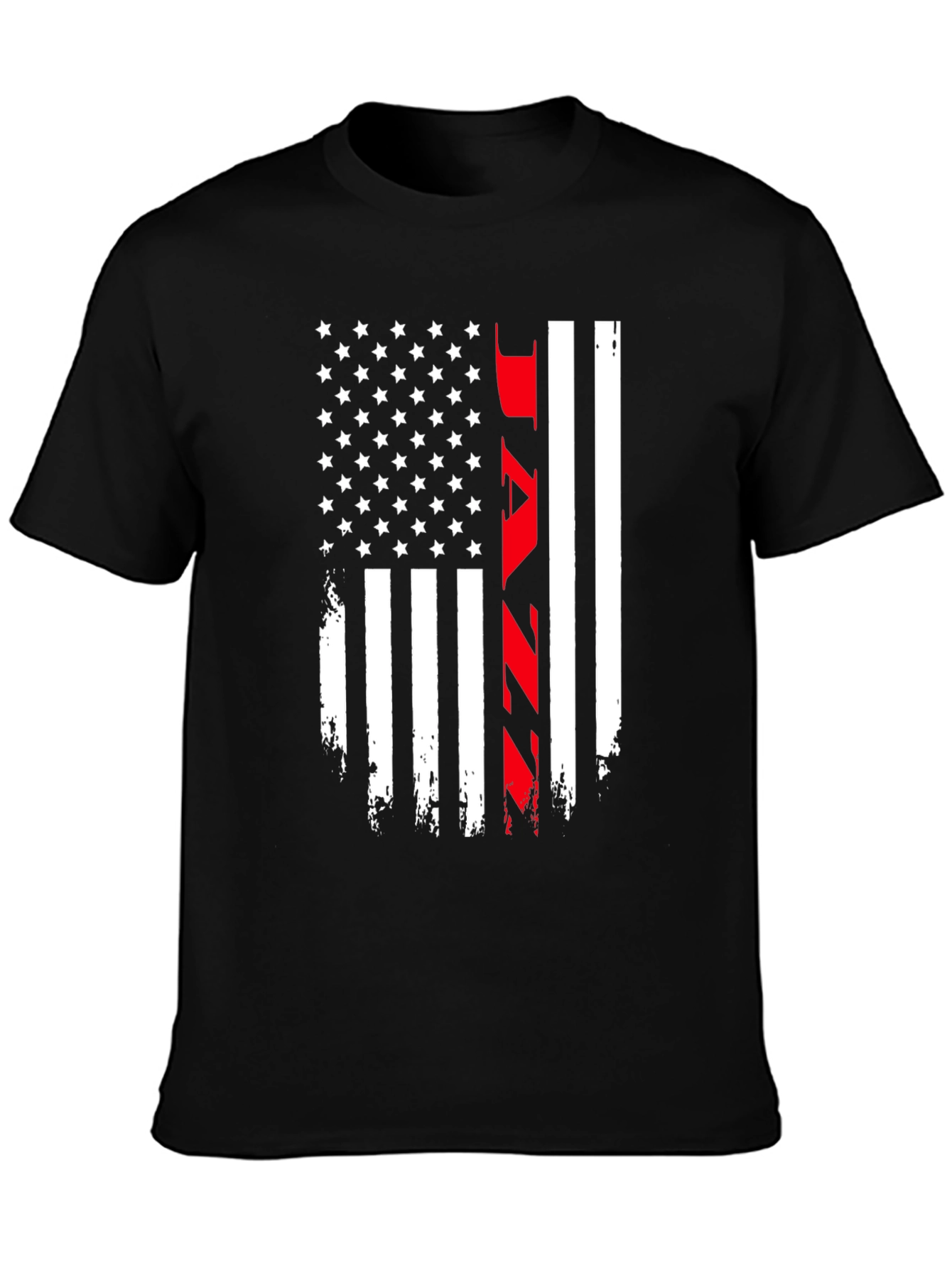 Distressed American Flag JAZZ Graphic Tee