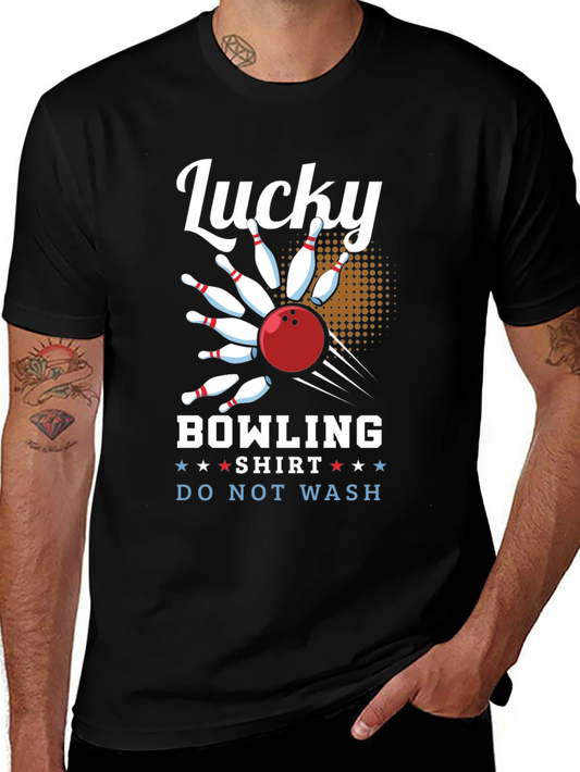 Lucky Bowling Shirt - Do Not Wash Funny Tee