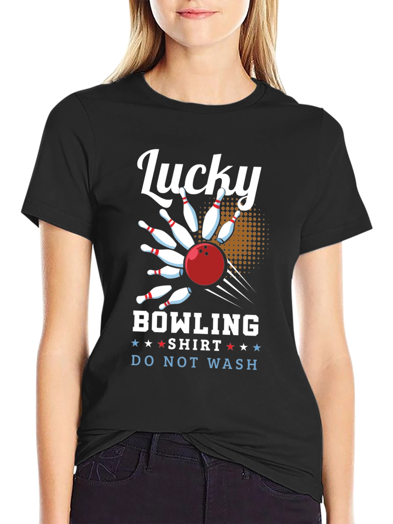 Lucky Bowling Shirt - Do Not Wash Funny Tee