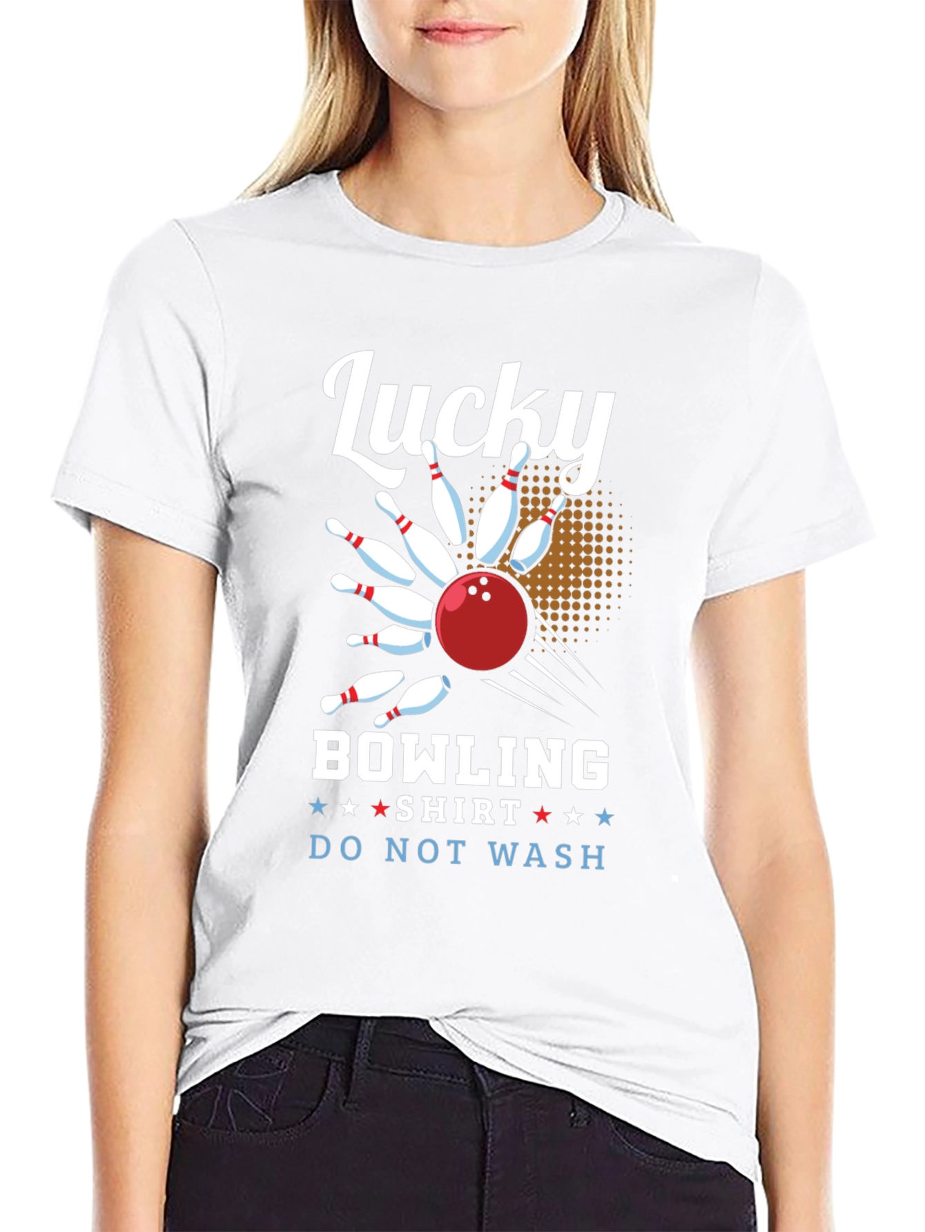Lucky Bowling Shirt - Do Not Wash Funny Tee