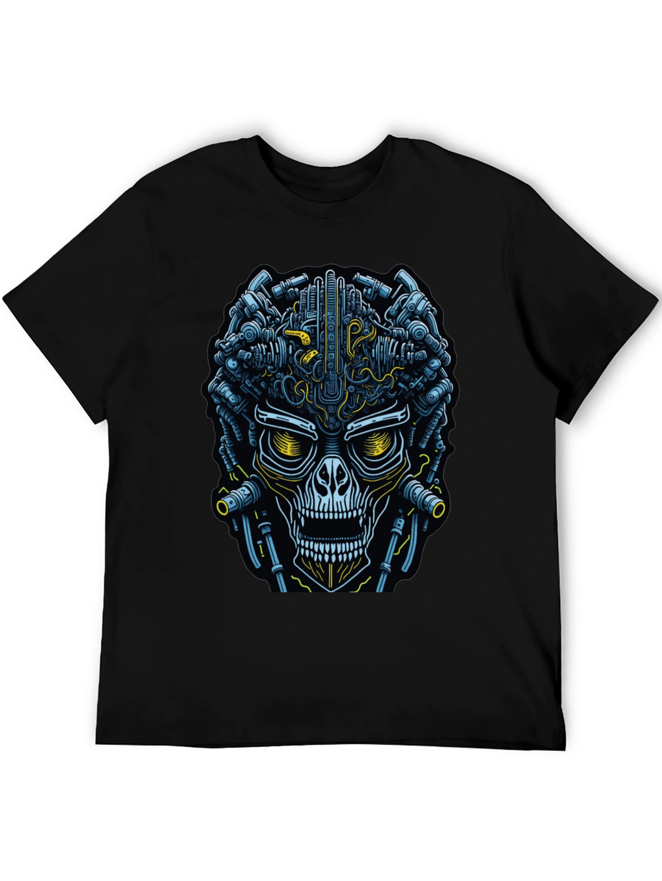 Steampunk Skull Graphic Tee - Bold & Unique Design