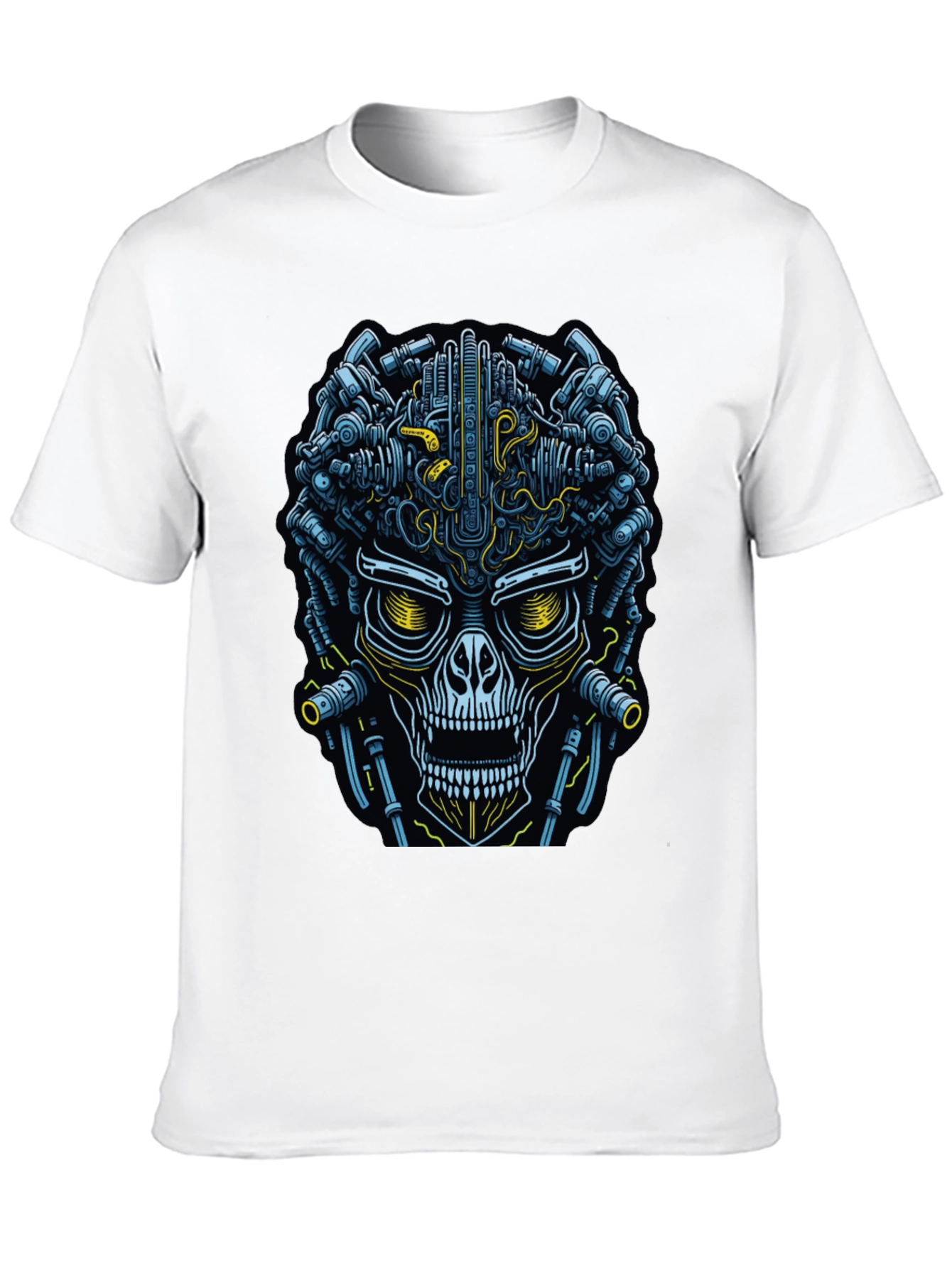 Steampunk Skull Graphic Tee - Bold & Unique Design