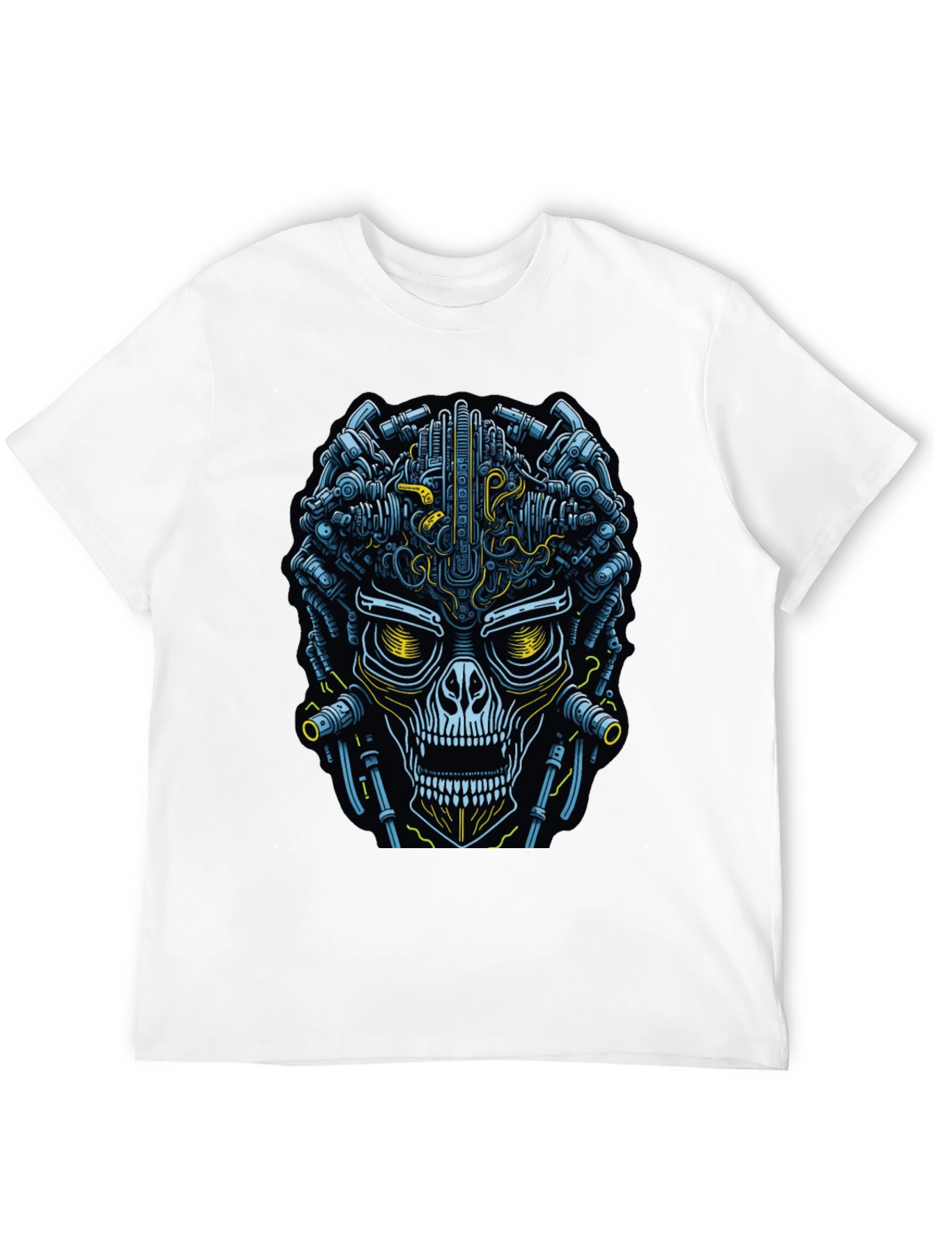 Steampunk Skull Graphic Tee - Bold & Unique Design