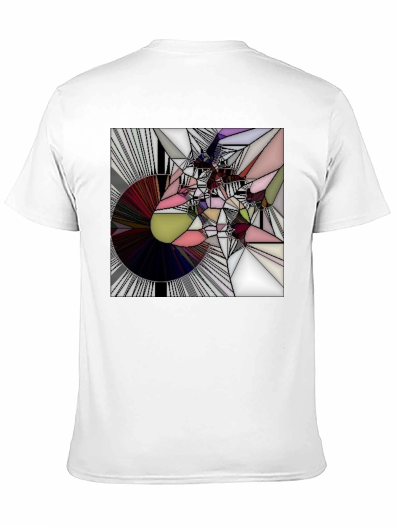 Abstract Graphic Tee - Modern Geometric Design