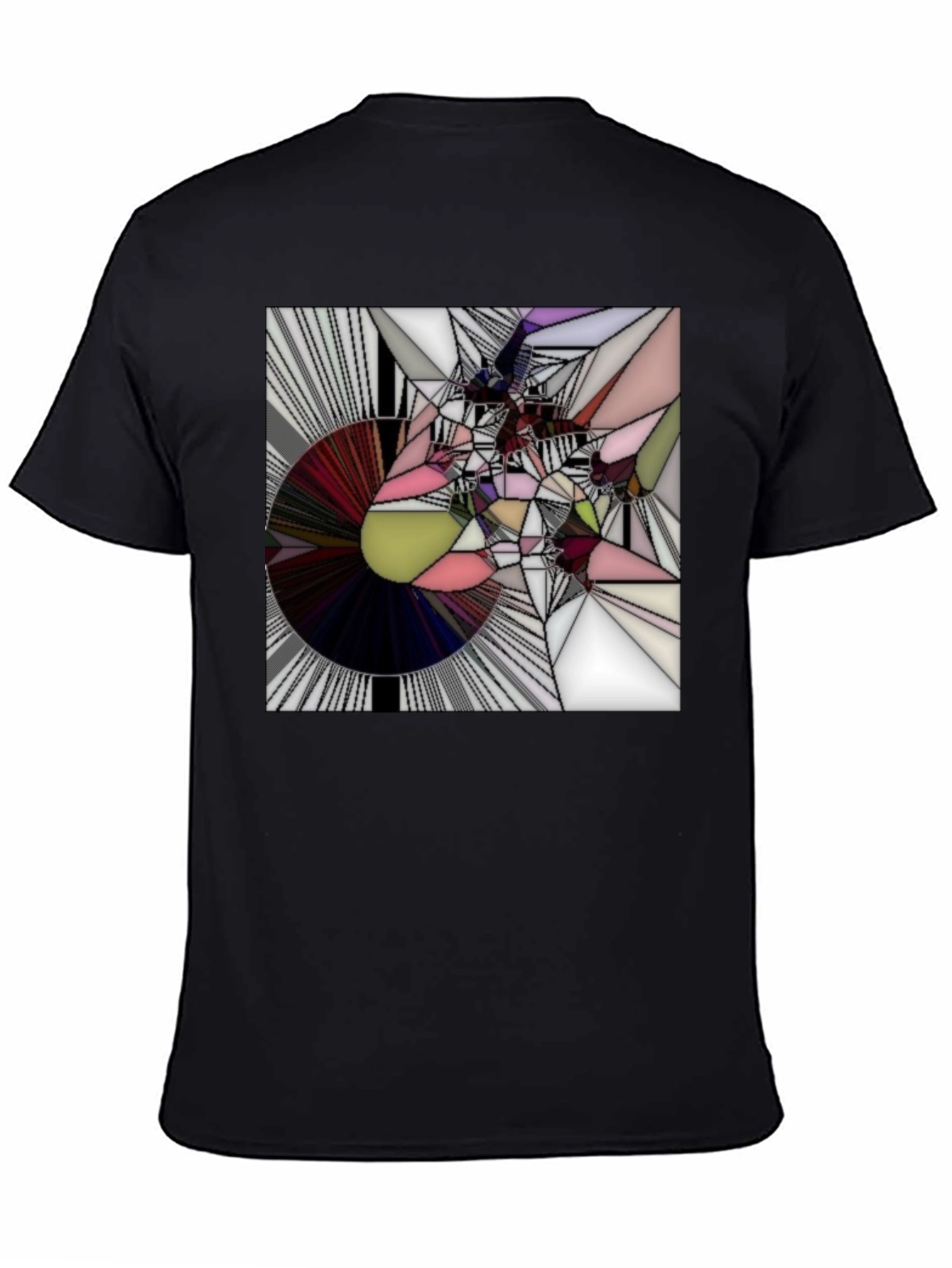 Abstract Graphic Tee - Modern Geometric Design