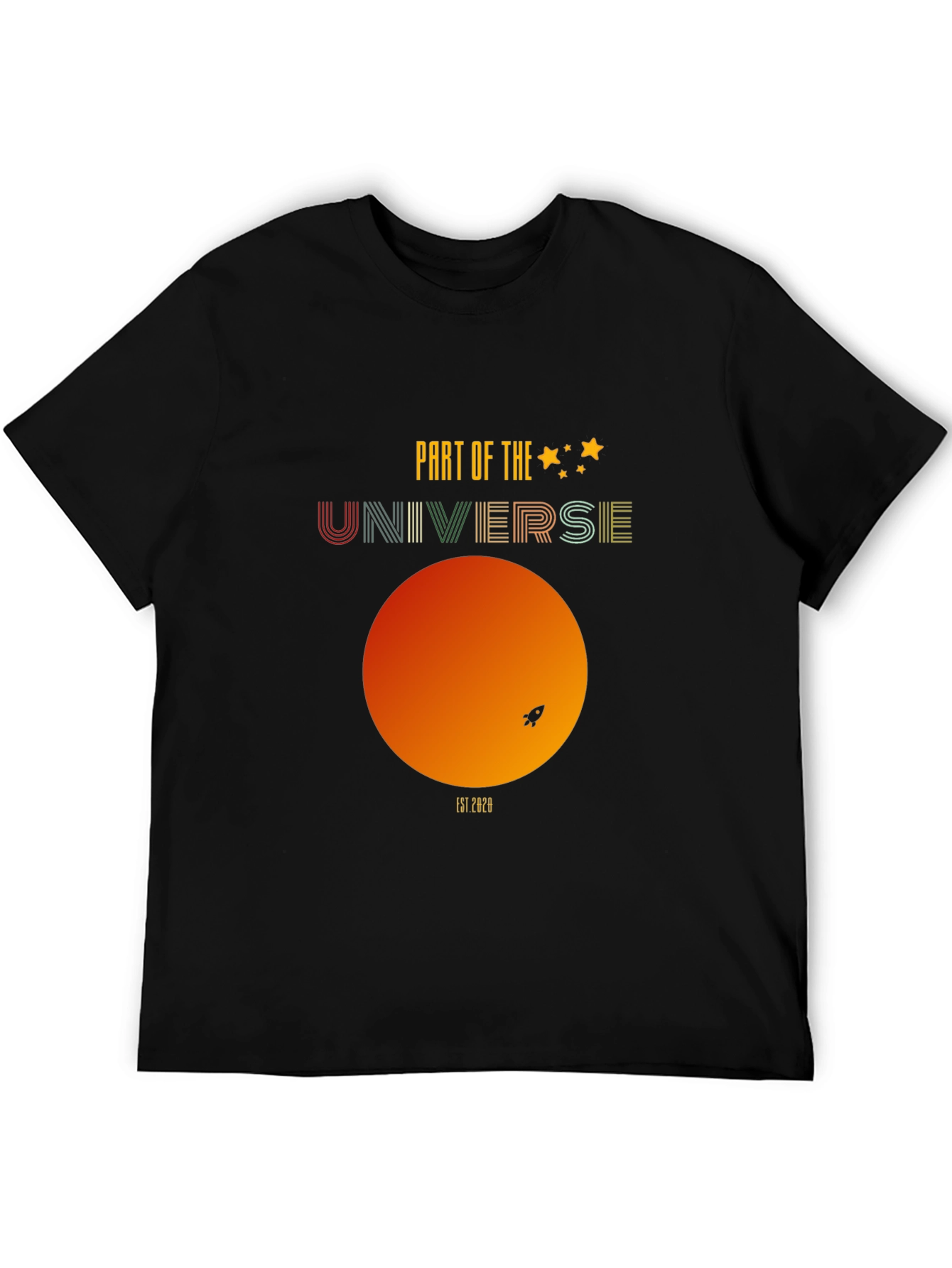 Universe Graphic Tee - Retro Space T-Shirt