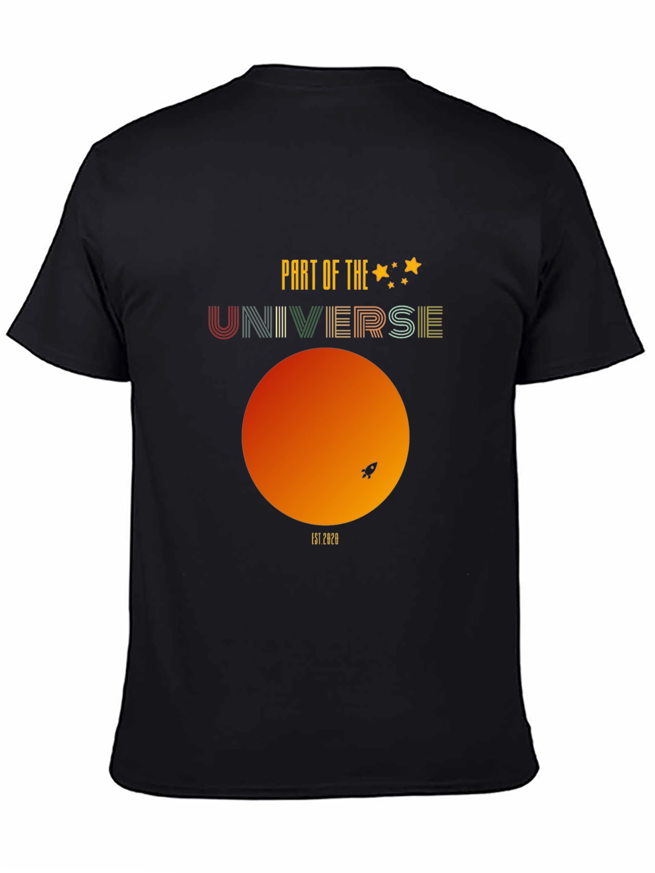 Universe Graphic Tee - Retro Space T-Shirt