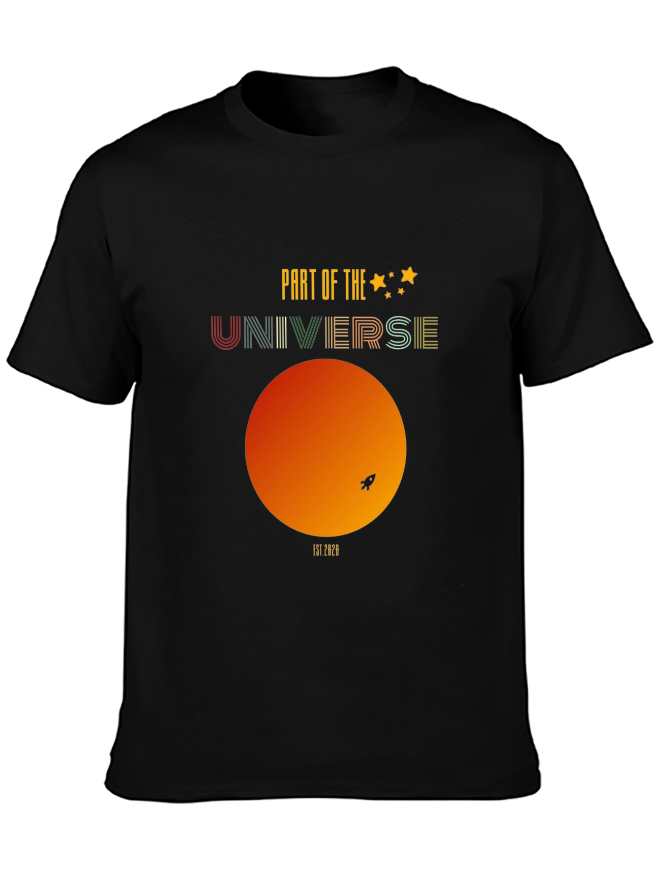 Universe Graphic Tee - Retro Space T-Shirt