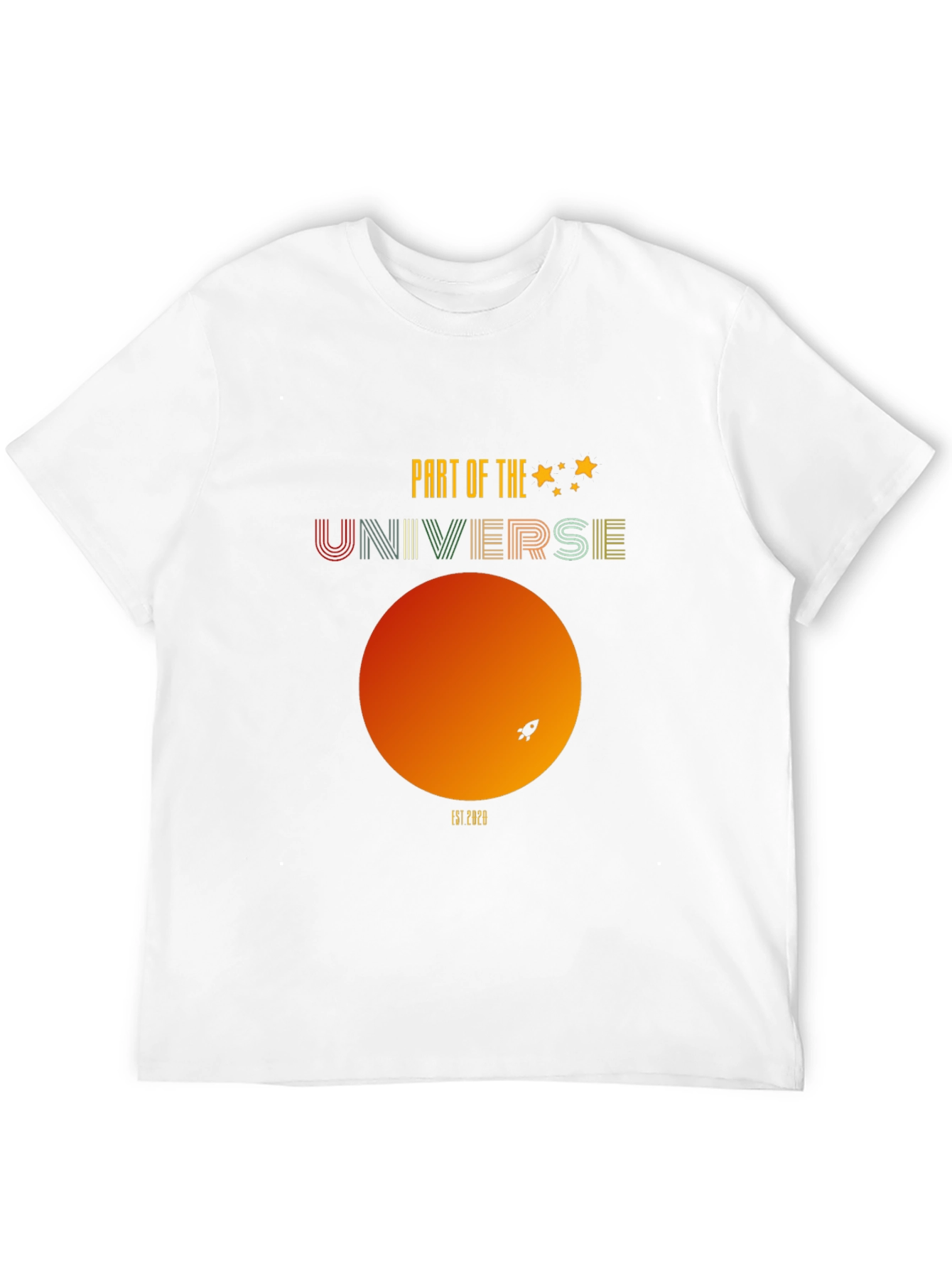 Universe Graphic Tee - Retro Space T-Shirt