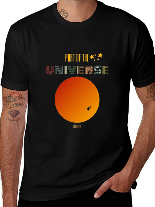 Universe Graphic Tee - Retro Space T-Shirt