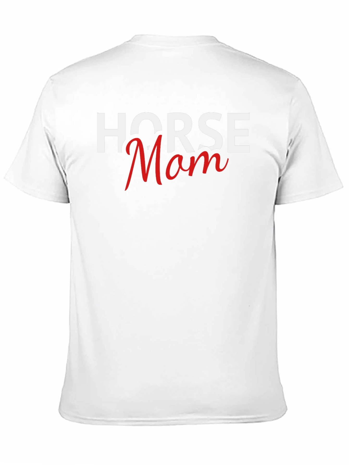 Horse Mom Graphic T-Shirt - Black