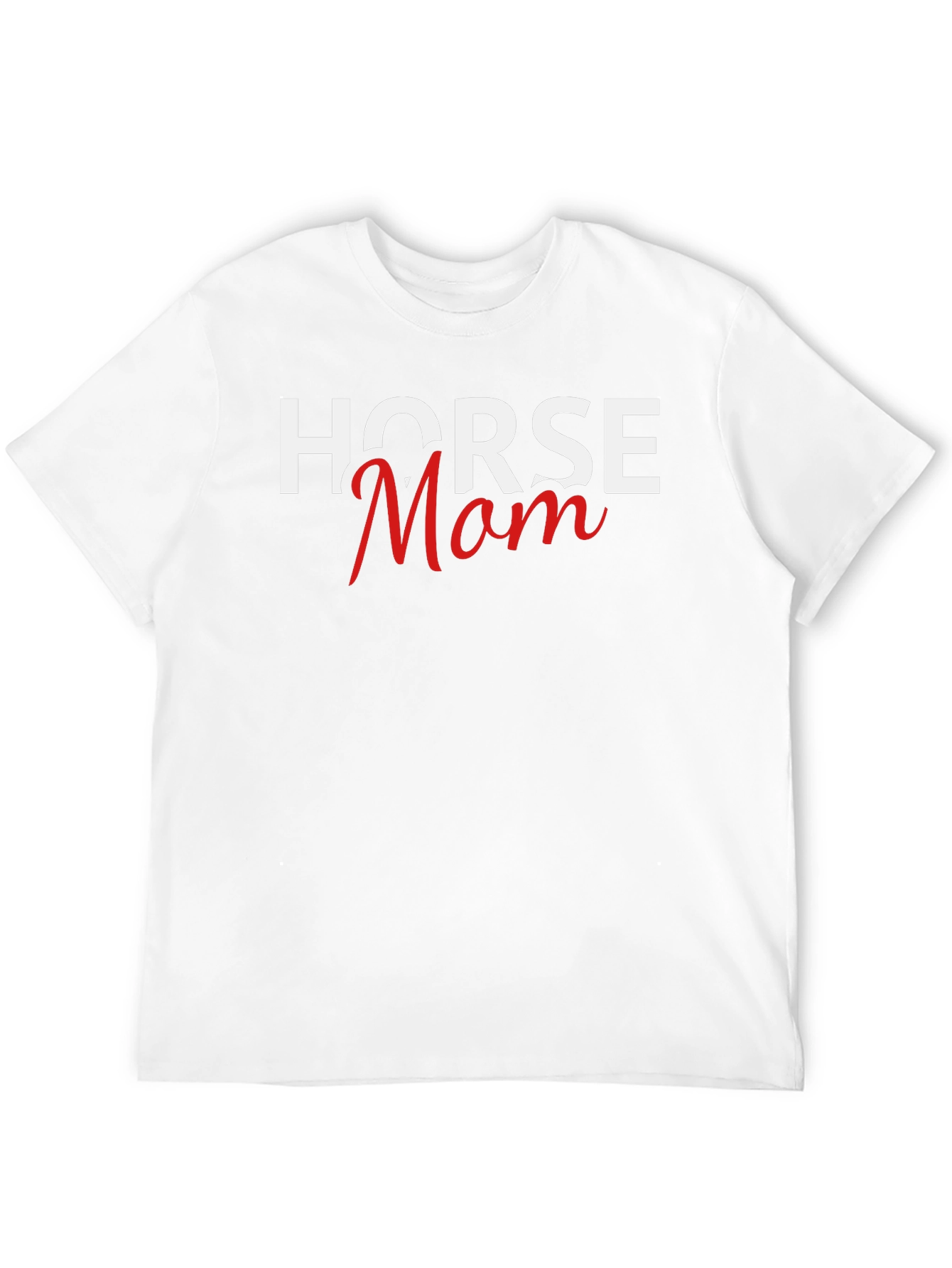 Horse Mom Graphic T-Shirt - Black