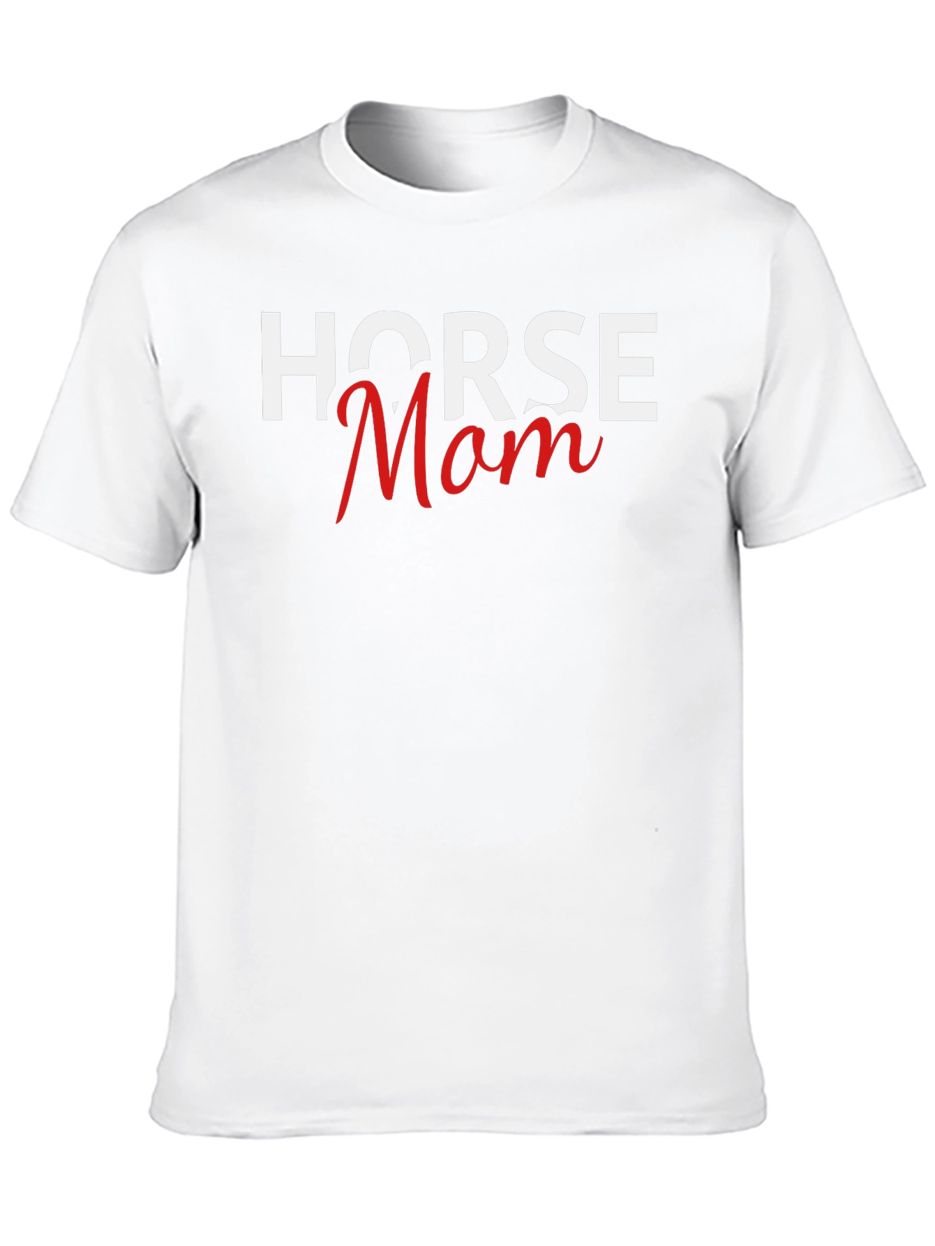 Horse Mom Graphic T-Shirt - Black